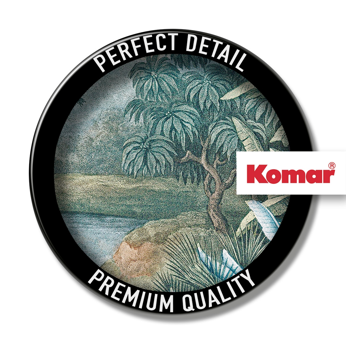 Komar Leinwandbild »Exotic Empire - Größe 60 x 60 cm«, Natur, (1 St.), Keilrahmenbild mi Echtholzrahmen