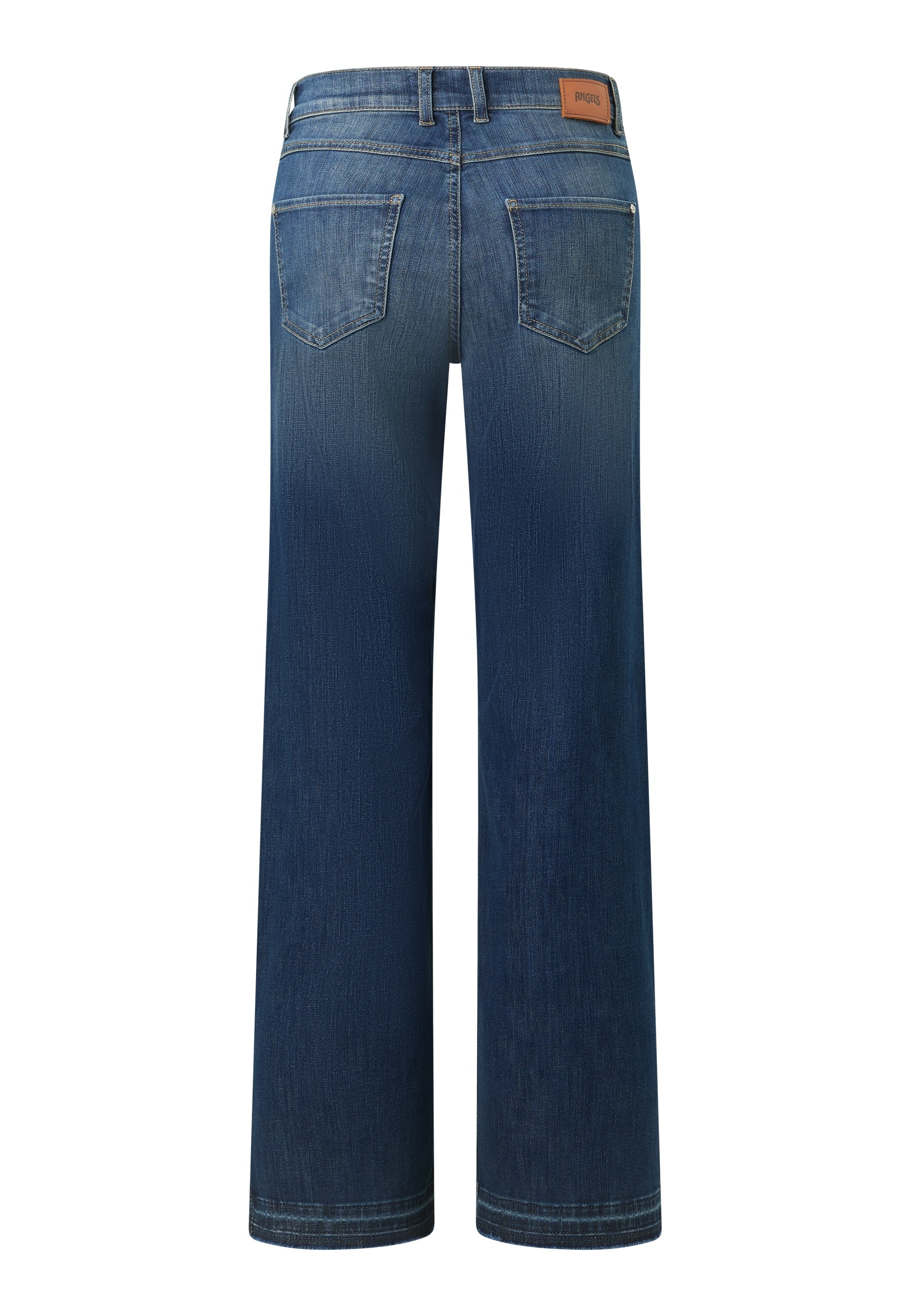 ANGELS Bootcut-Jeans »LARA BOHO« mit Schlitz am Beinabschluß, Wide Leg, Stretch
