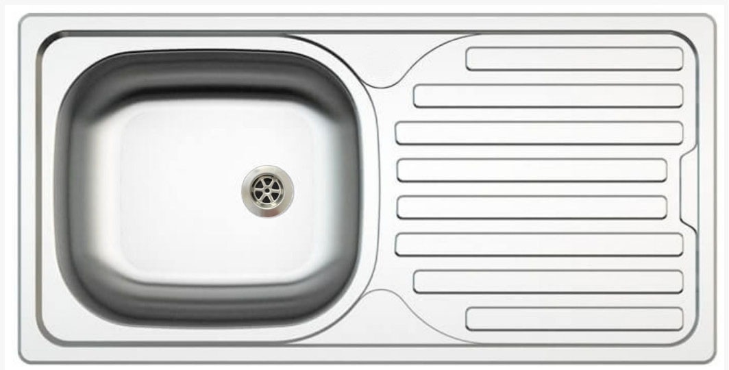 Flex-Well Küche »ROMEO & JULIA, Breite 280 cm«, (G-280-2320-016-ROMEO), wahlweise mit E-Geräten und Spüle in edelstahl oder schwarz