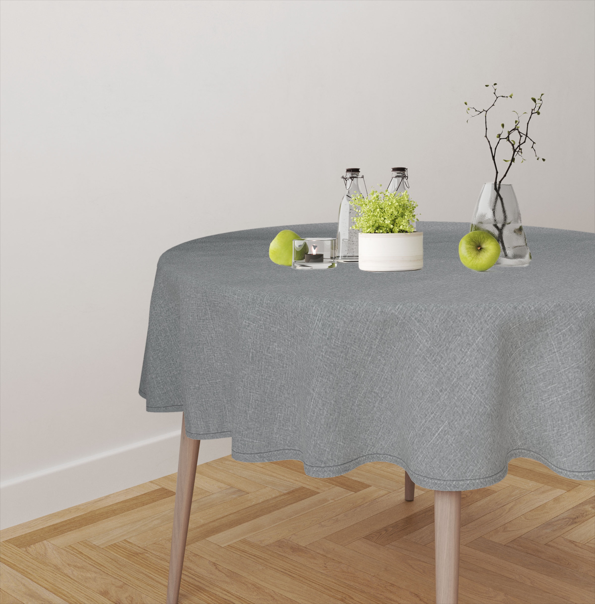 OTTO home Tischdecke "Josée" strukturiert, Leinenoptik, uni,wasserabweisend, pflegeleicht, Deko
