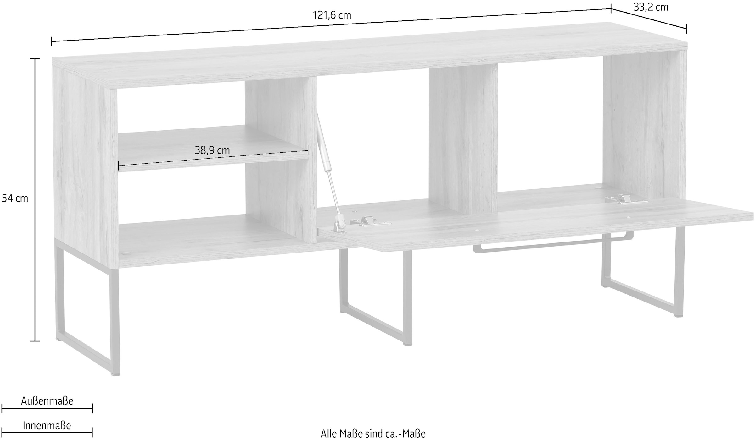 Schildmeyer Bank »Limmo« Breite 121,6 cm