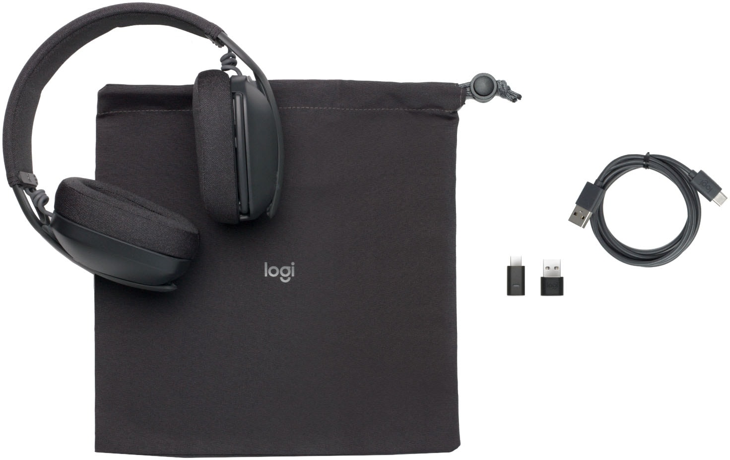 Logitech Wireless-Headset »Zone Vibe Wireless UC« Bluetooth Freisprechfunktion | Rauschunterdrückung | Stummschaltung