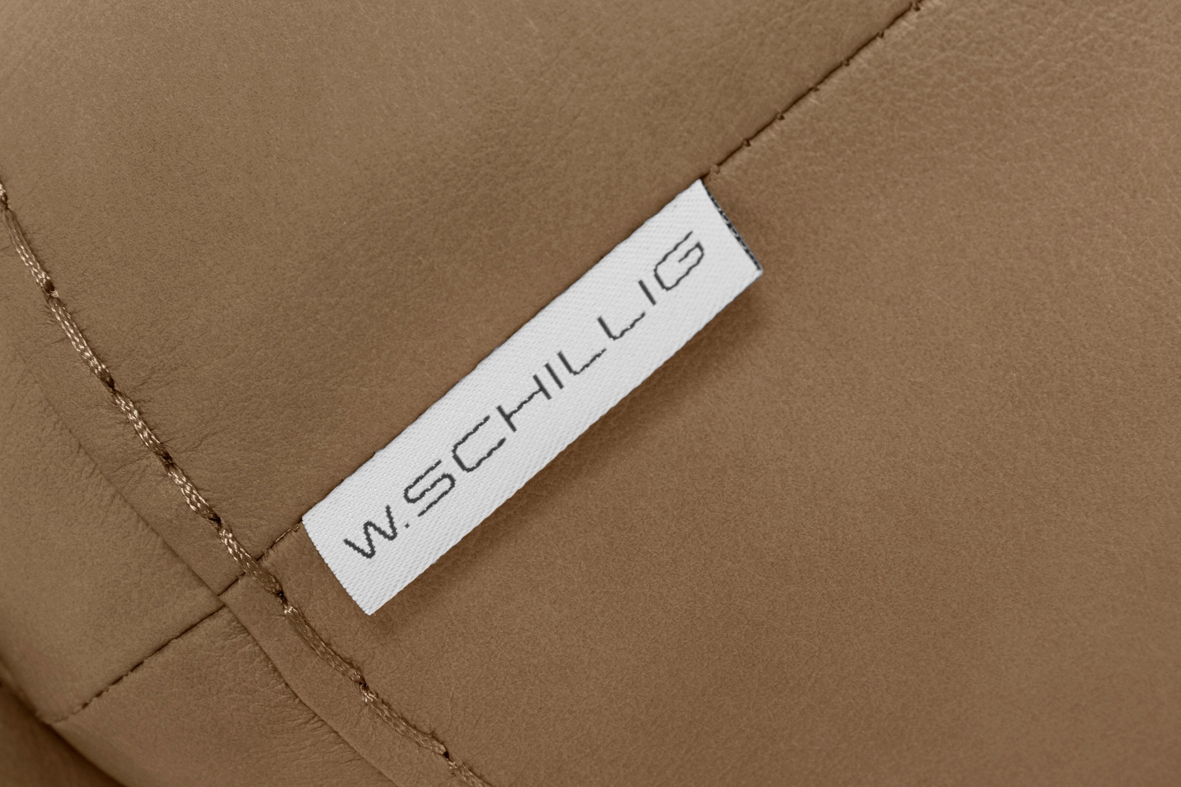 W.SCHILLIG Hocker »montanaa«, mit Metallfüßen in Chrom glänzend, Breite 141 cm
