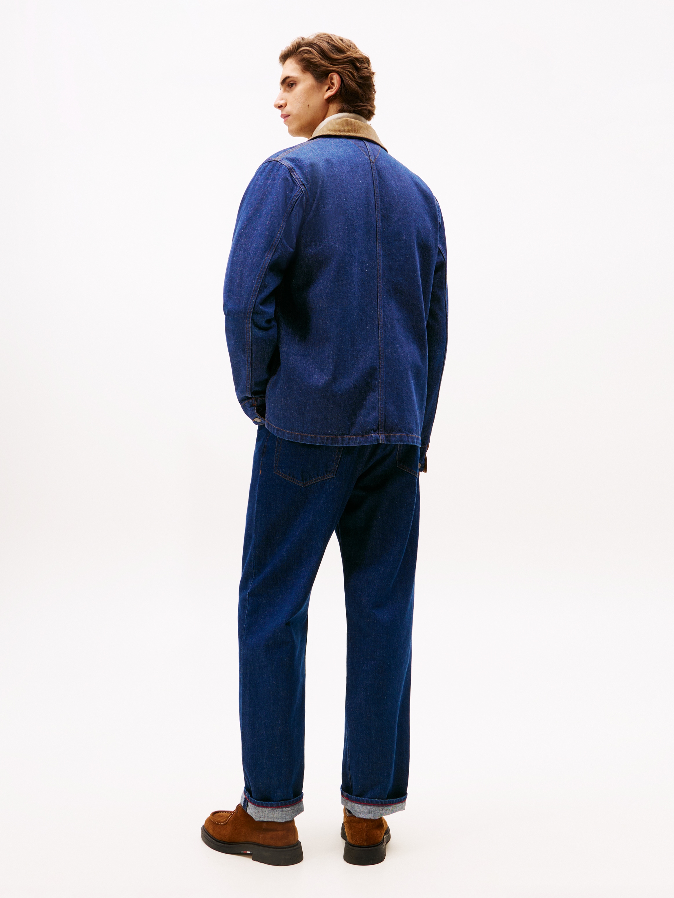 Tommy Hilfiger Jeansjacke »CHORE JACKET«, mit Cord-Kragen, regular fit