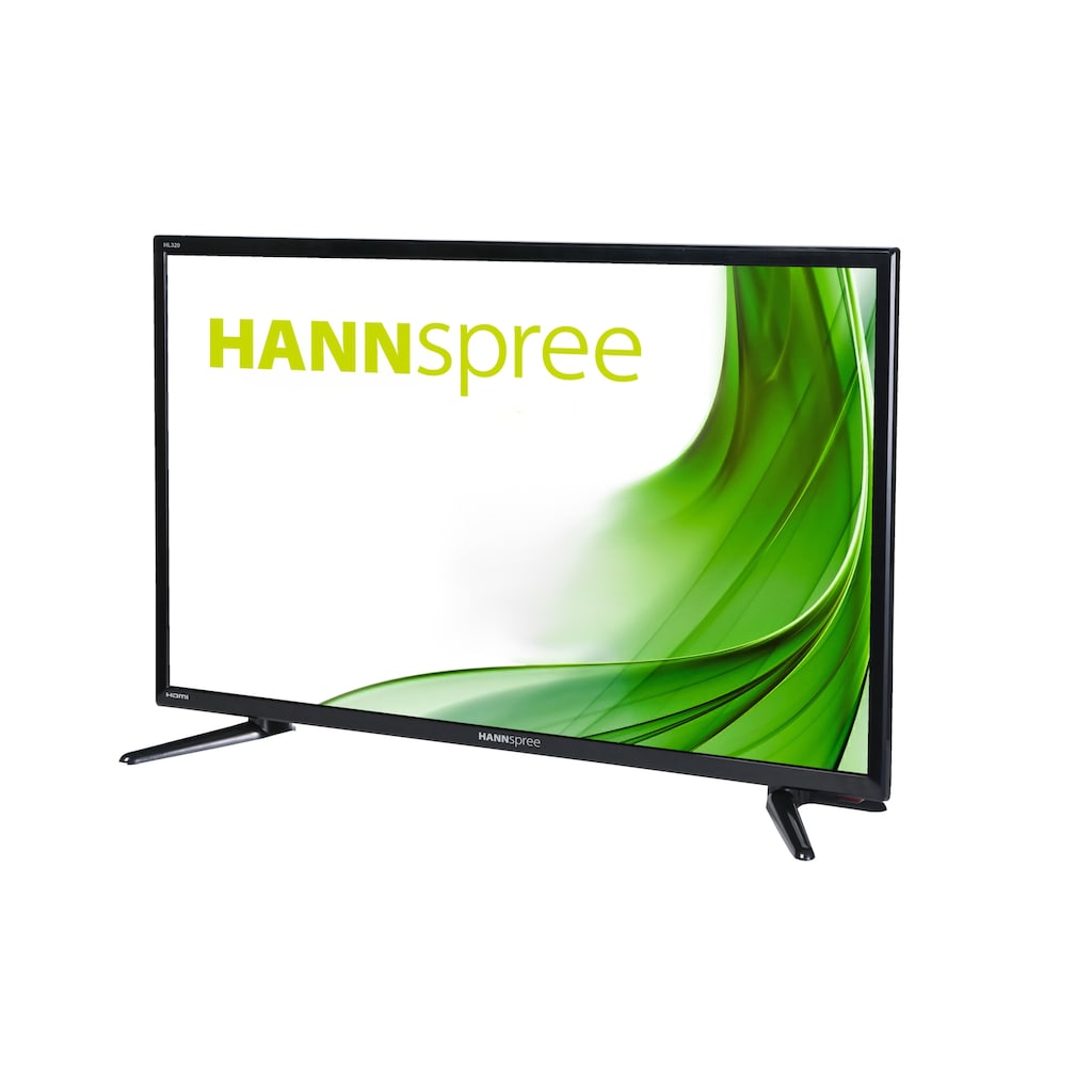 Hannspree LCD-Monitor »HANNSPREE HL320UPB(HSG1452) LCD-Monitor, Flat, 80 cm (31,5"), 1.920 x 1.080 FHD, TFT, fester Standfuss, VGA, HDMI, USB, schwarz«, 80 cm/31,5 Zoll, 1920 x 1080 px, Full HD, 8 ms Reaktionszeit, 60 Hz, fixierte Standfüsse