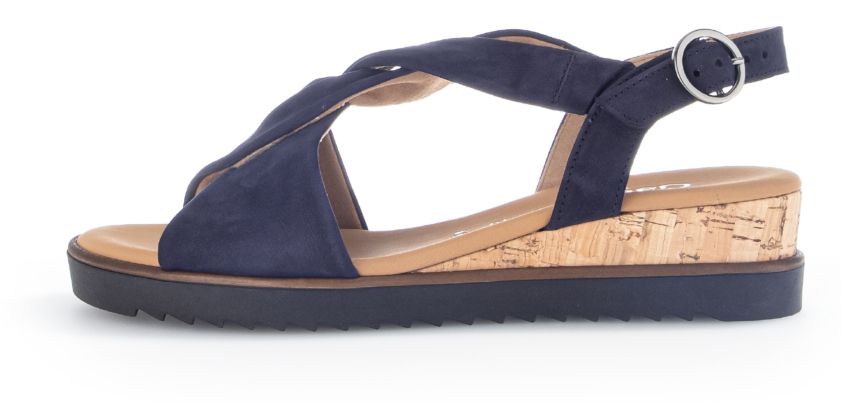 Gabor Sandalette »GENUA«, Sommerschuh, Sandale, Keilabsatz, mit verstellbarem Fersenriemchen