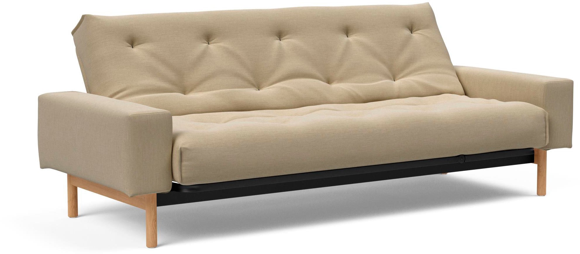 INNOVATION LIVING ™ Schlafsofa »MIMER hochwertige Schlaffunktion, aktuelles Design und extra Komfort,«, Taschenfederkernmatratze, Breite Liegefläche 140 cm