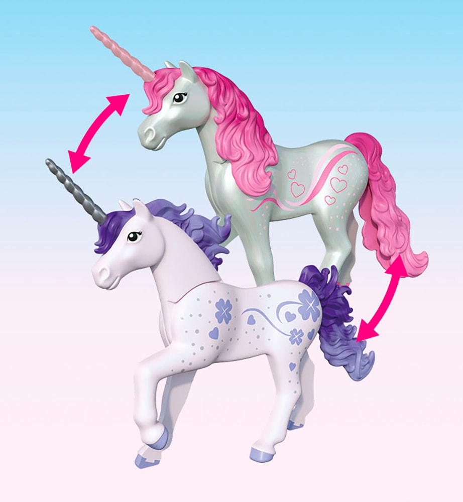Playmobil® Konstruktions-Spielset »Sammeleinhorn, Glückslavendel mit Fee (71843), Princess Magic«