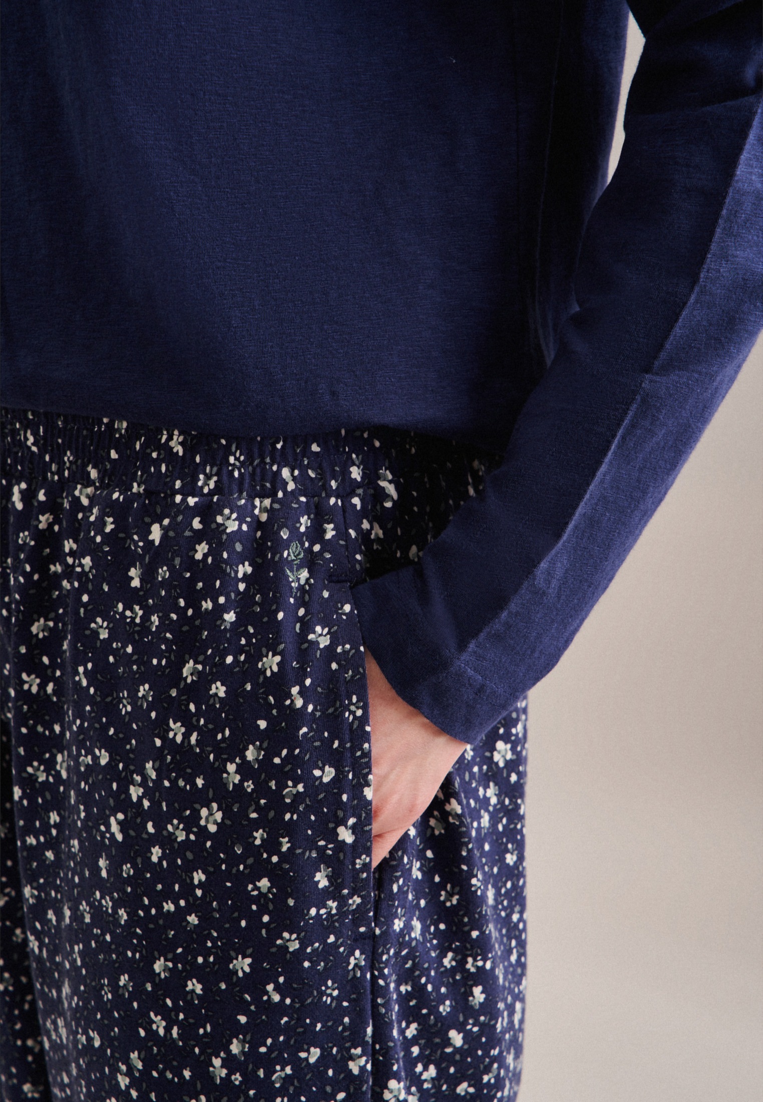 seidensticker Pyjama »Schwarze Rose«