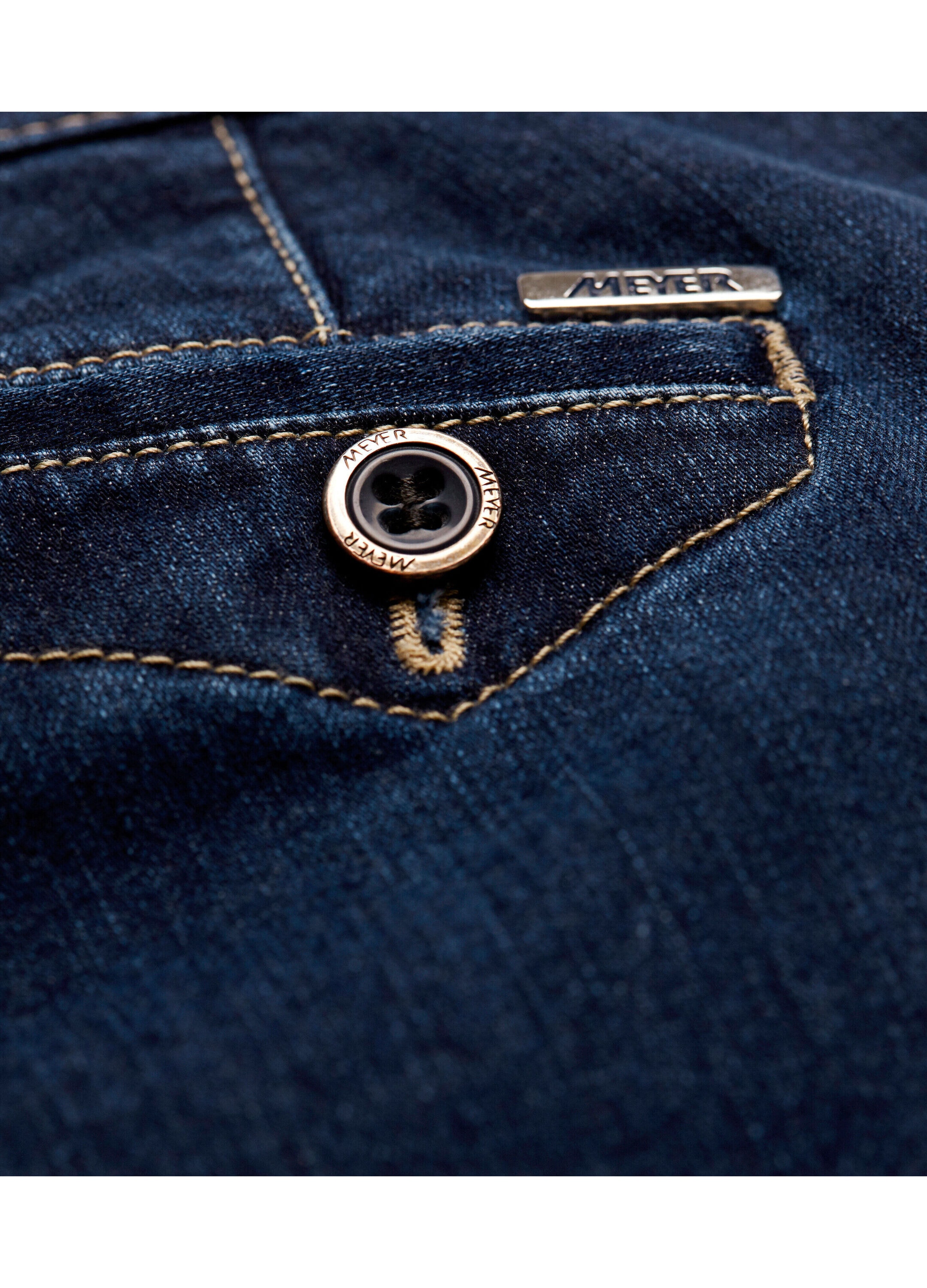 MEYER 5-Pocket-Jeans »Dublin« aus Stretch-Denim mit Dehnbund