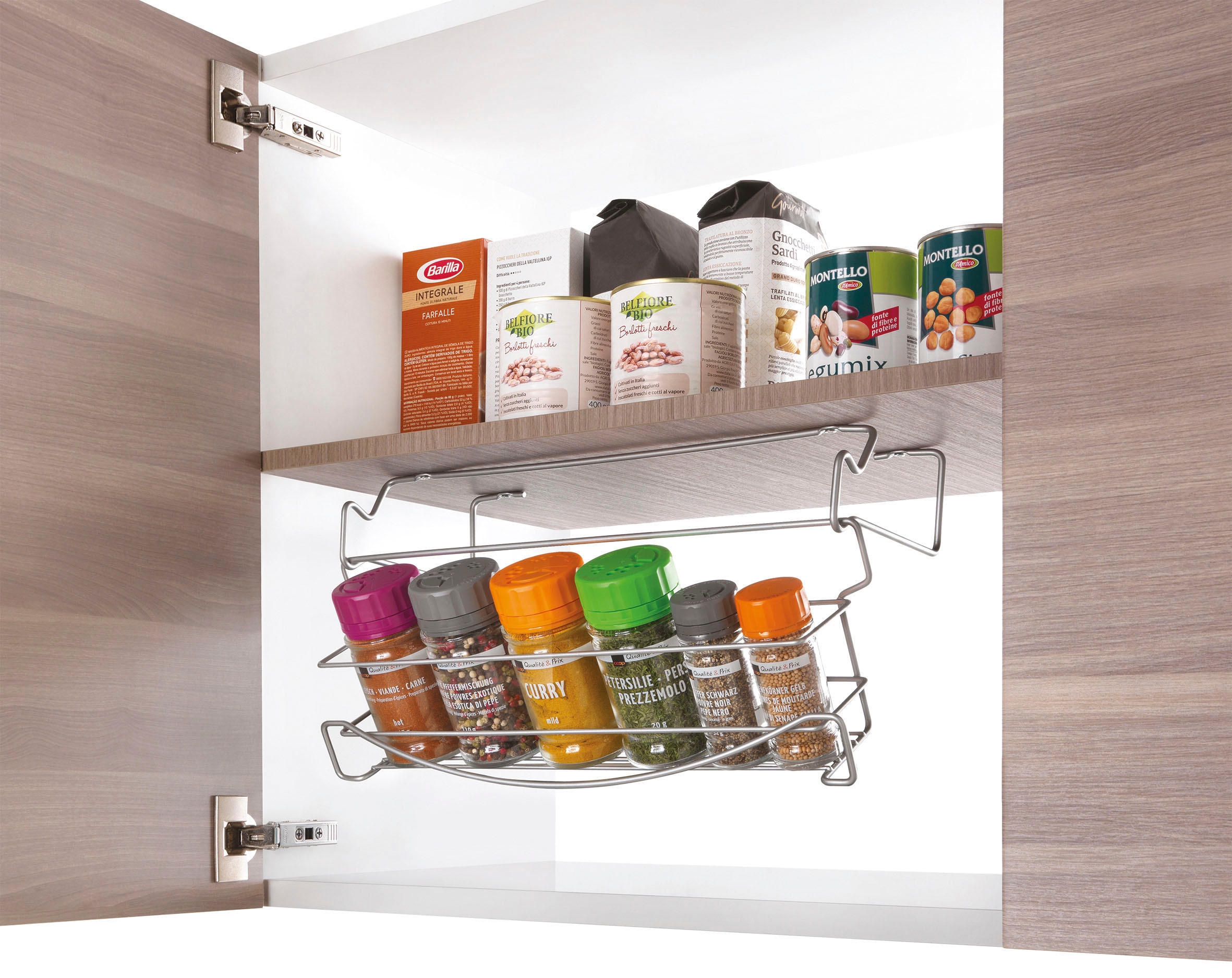 Metaltex Gewürzboard »SpiceSwing«, eleganter Silbermetallic-Look mit exclusiver Polytherm® Beschichtung