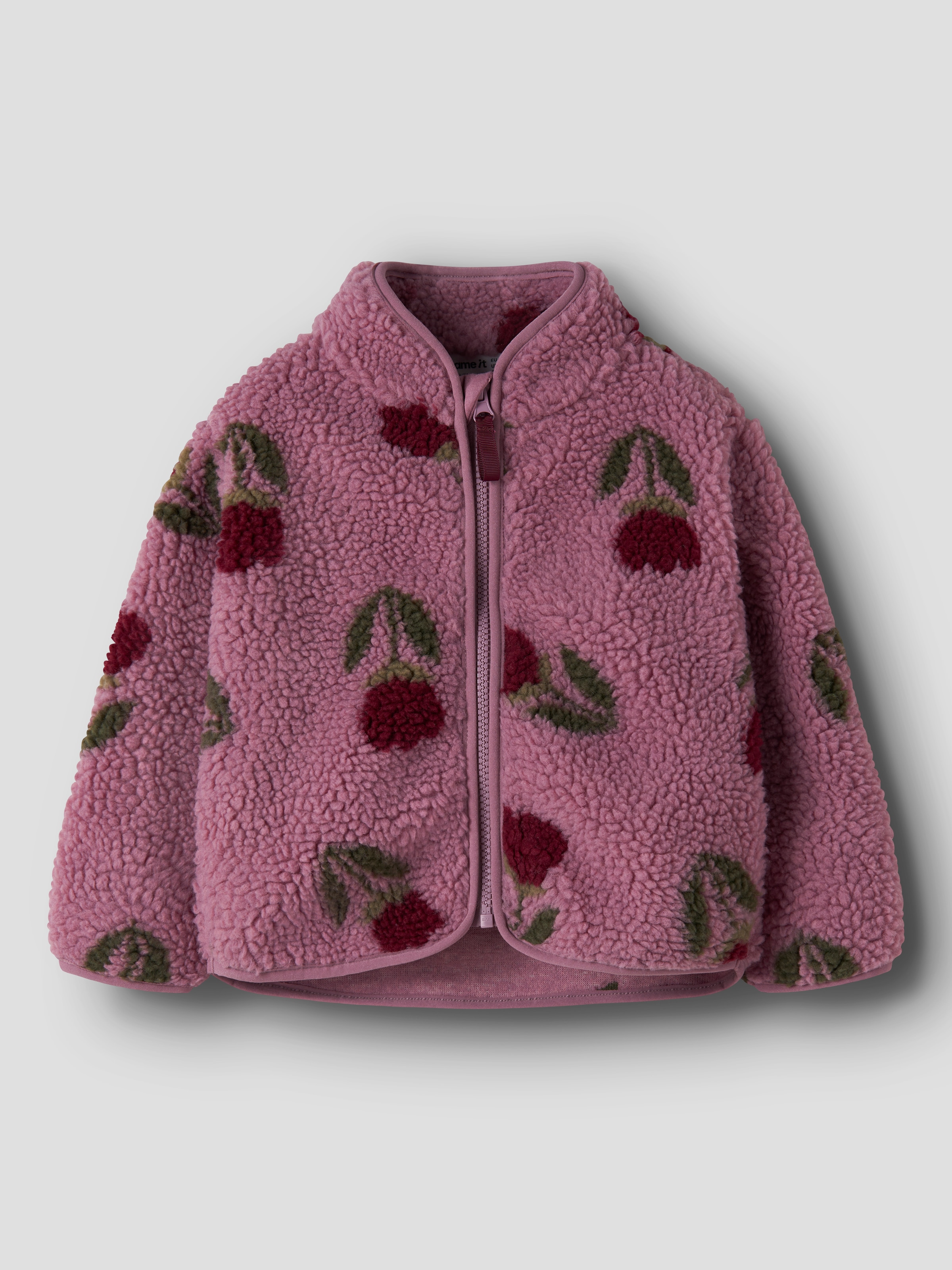 Name It Plüschjacke »NMFONELDA TEDDY CARD« Kunstfaser, regular fit