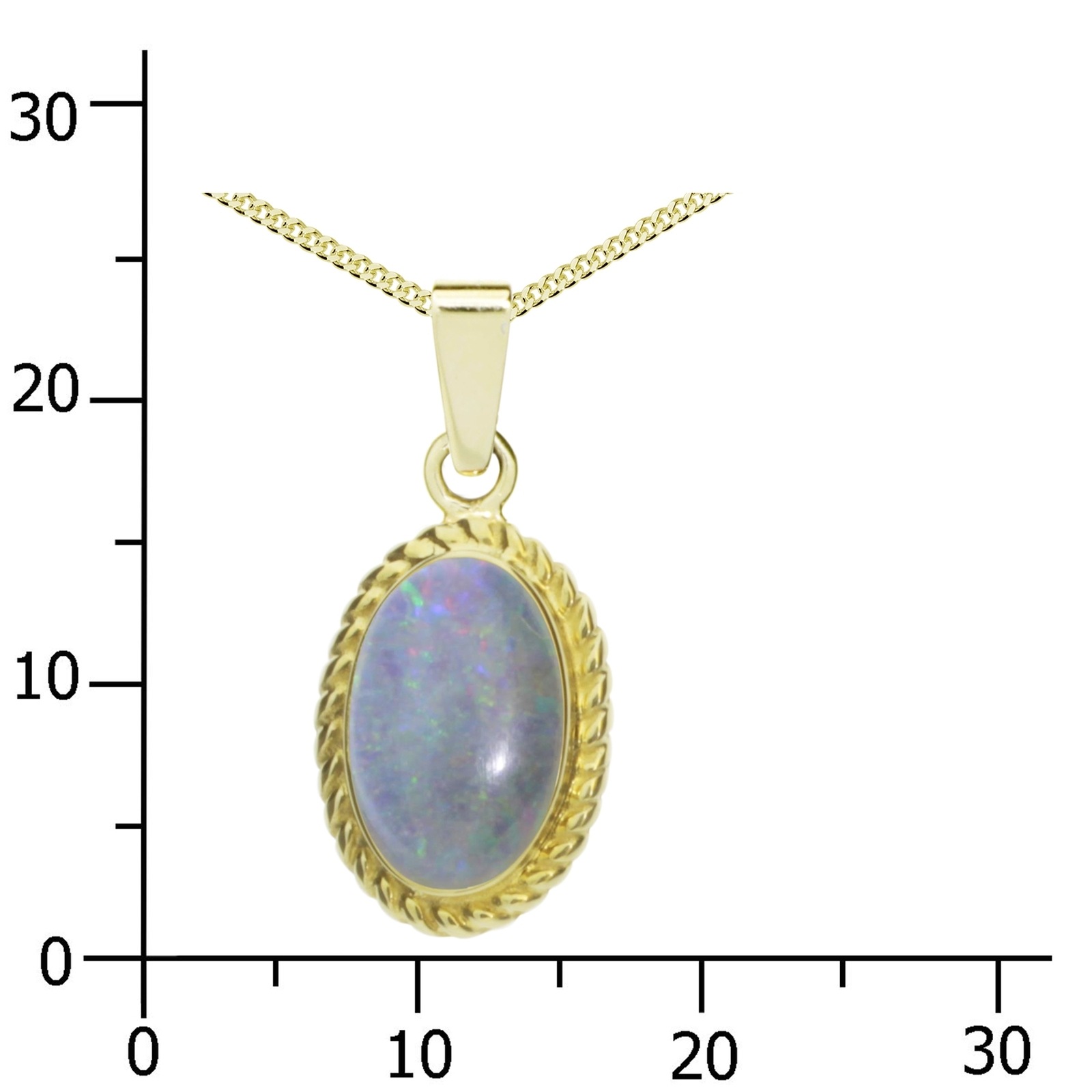 OSTSEE-SCHMUCK Kette mit Anhänger »Ostsee-Schmuck Kette mit Anhänger Julie Kette mit Anhänger Julie«