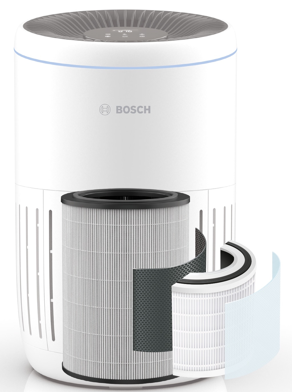 BOSCH Kombifilter »3-in-1 HEPA Filter mit Hocheffizienter Aktivkohlefilter«