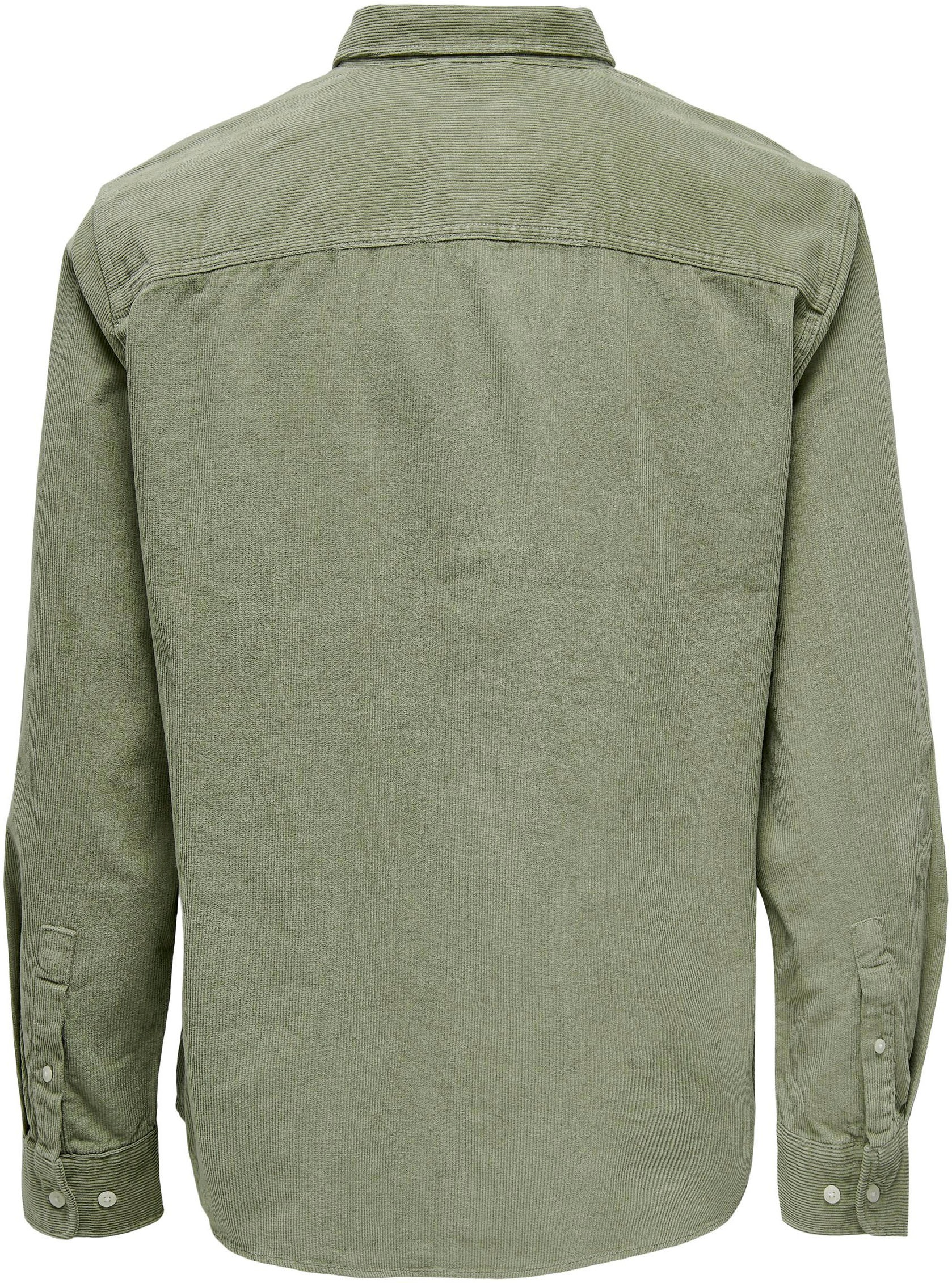 ONLY & SONS Langarmhemd »OS ONSALP RLX 2PKT WASHD COR«