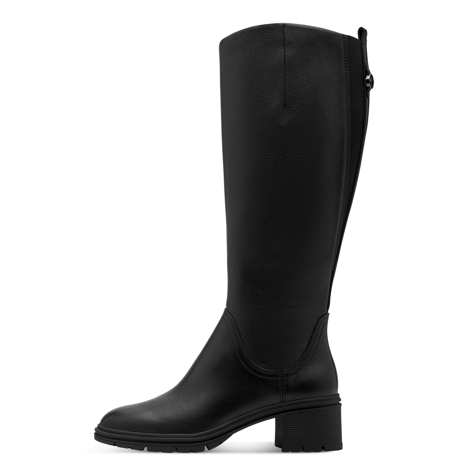 Tamaris Stiefel  , Blockabsatz, Businesstiefel, Langschaftstiefel im Reiterlook