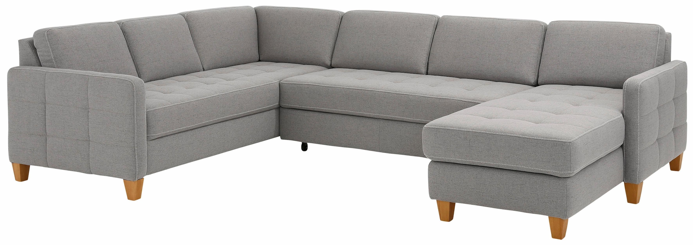 Home affaire Wohnlandschaft »Earl U-Form«, wahlweise auch mit Bettfunktion oder Bettfunktion mit Bettkasten