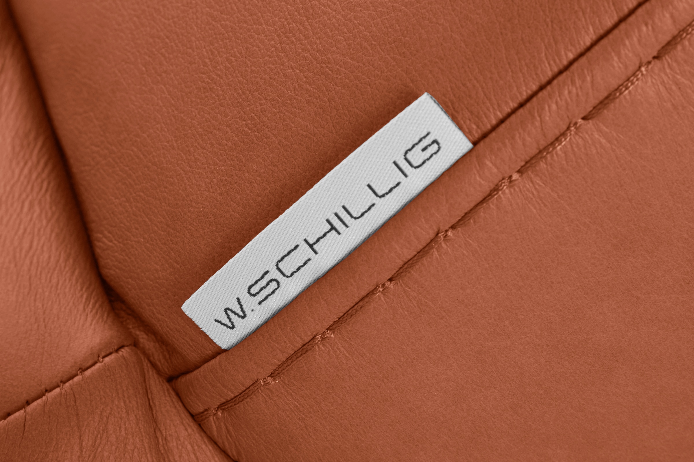 W.SCHILLIG 2,5-Sitzer »montanaa«, mit Metallfüßen in Bronze pulverbeschichtet, Breite 212 cm