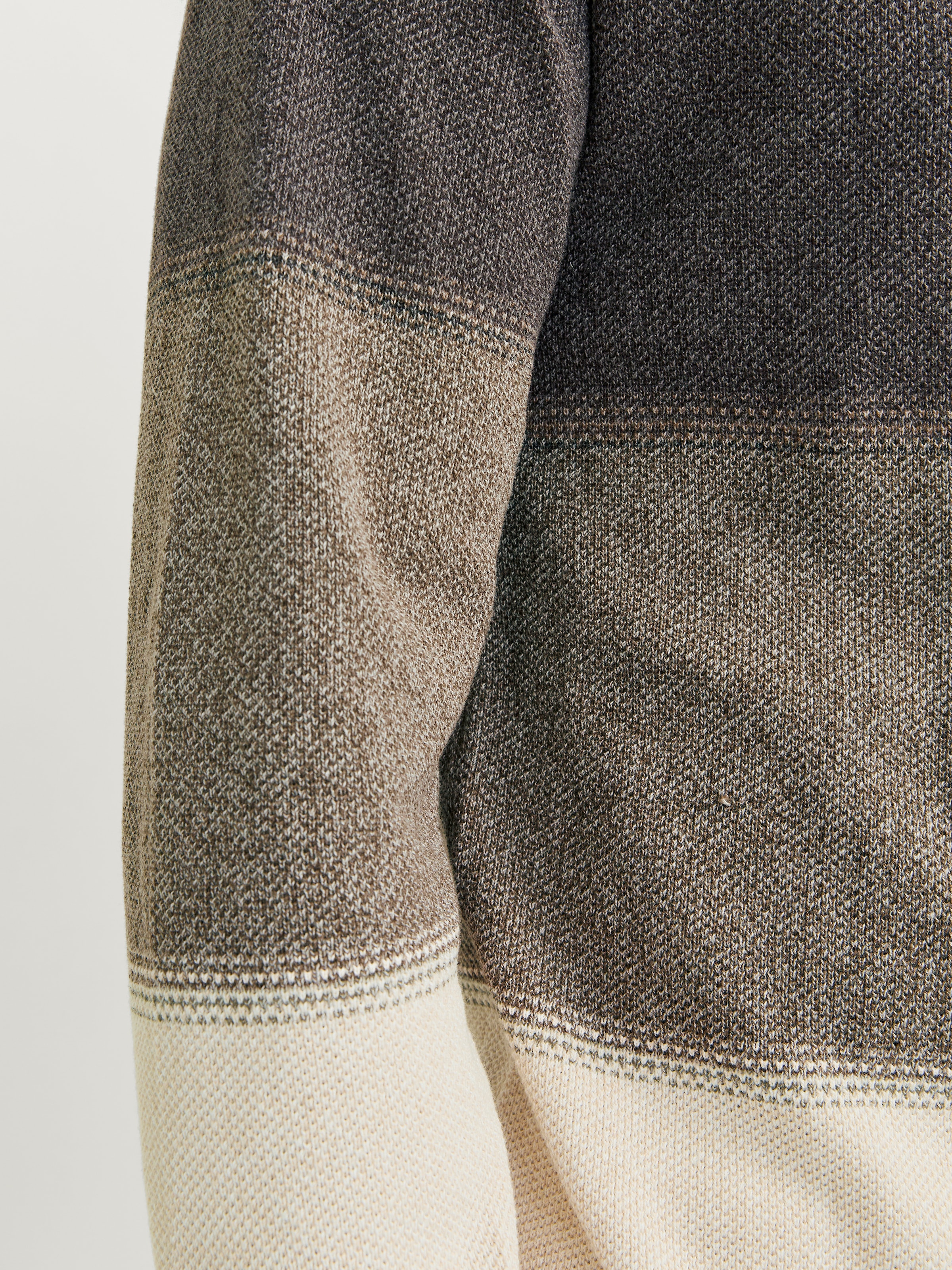 Jack & Jones »JJEHILL KNIT CREW NECK NOOS« mit Strukturstrick