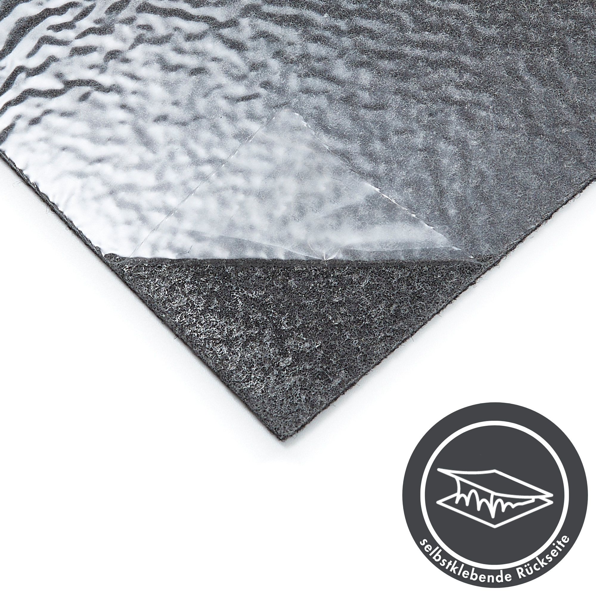 Andiamo Teppichfliese »Skandi, selbstklebend«, rechteckig, 4 mm Höhe, 40x40 cm, 25 Stück (4 qm), 50 Stück (8 qm) oder 100 Stück (16 qm)