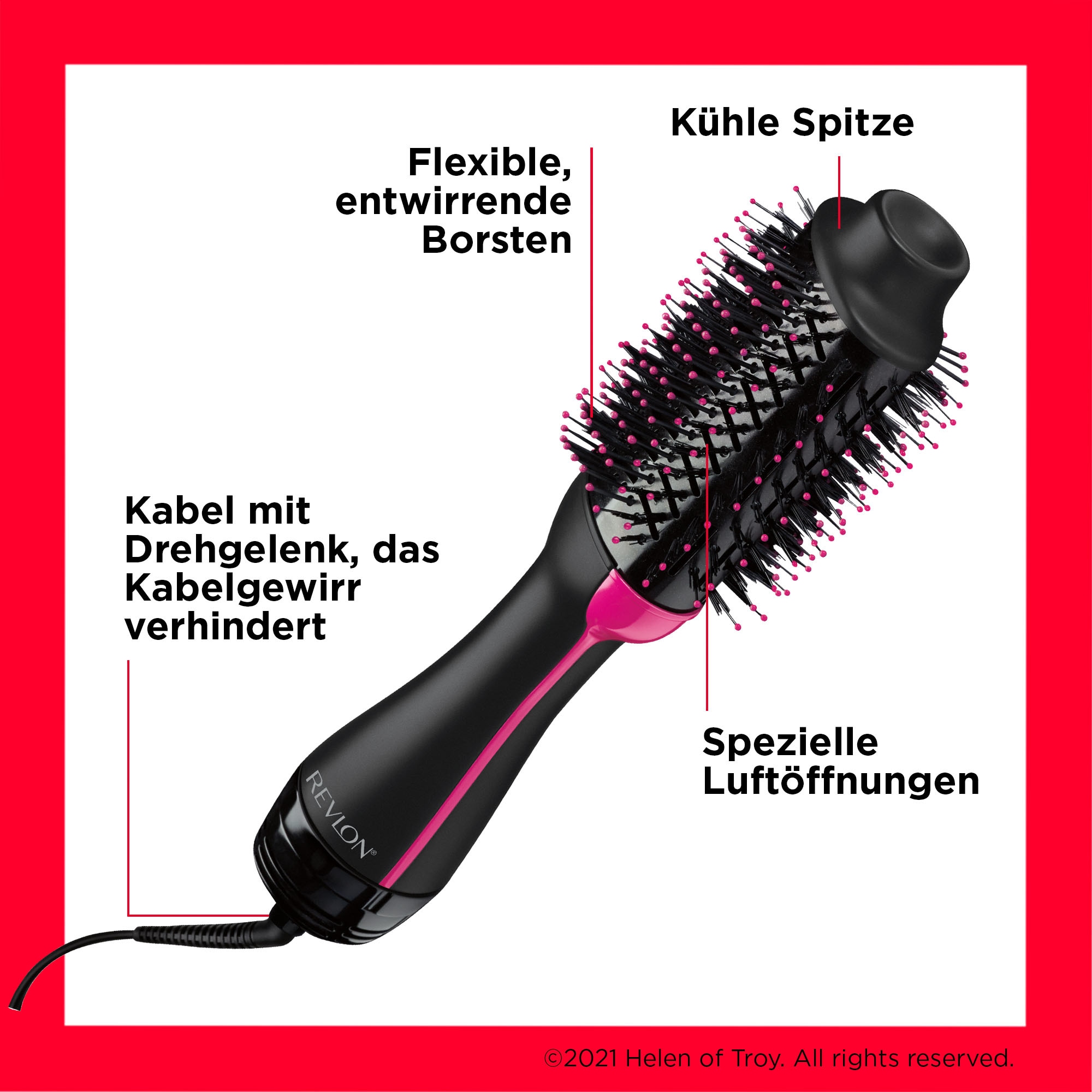 & One-Step Hair 800 mit 3 Jahren Haartrockner XXL »RVDR5222E«, Salon Revlon W, Dryer Garantie Volumiser