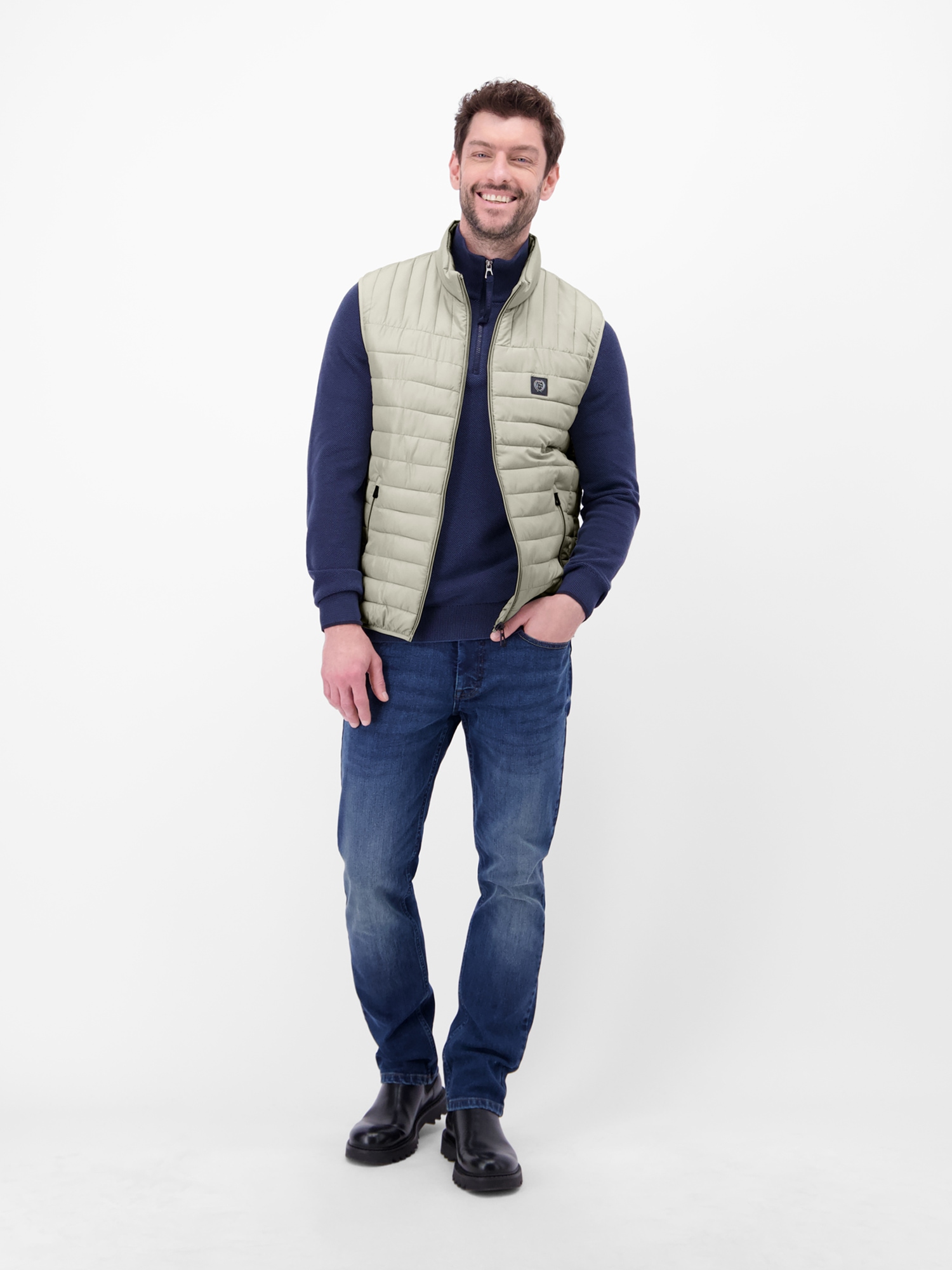 LERROS Steppweste »LERROS Steppweste für Herren, leicht gefüttert«