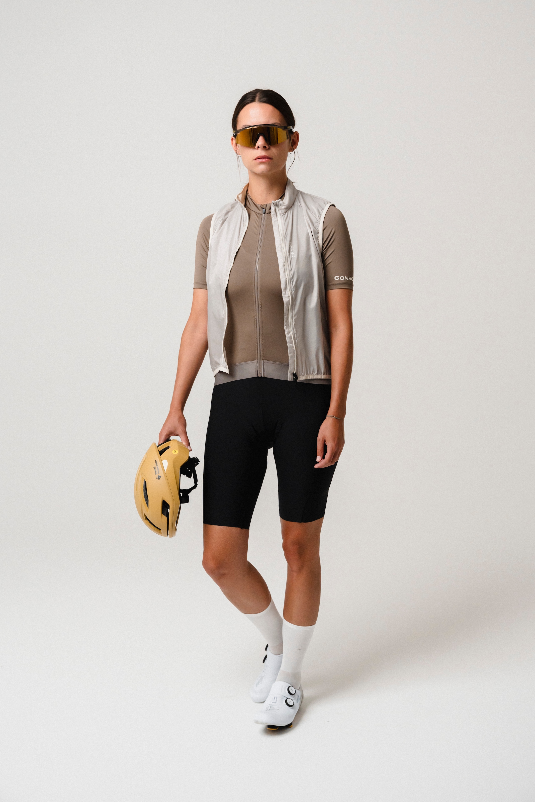 Gonso Funktionsweste »Road Vest Wind W« Damen Weste, atmungsaktive Radweste, leichte Windweste, Tight Fit