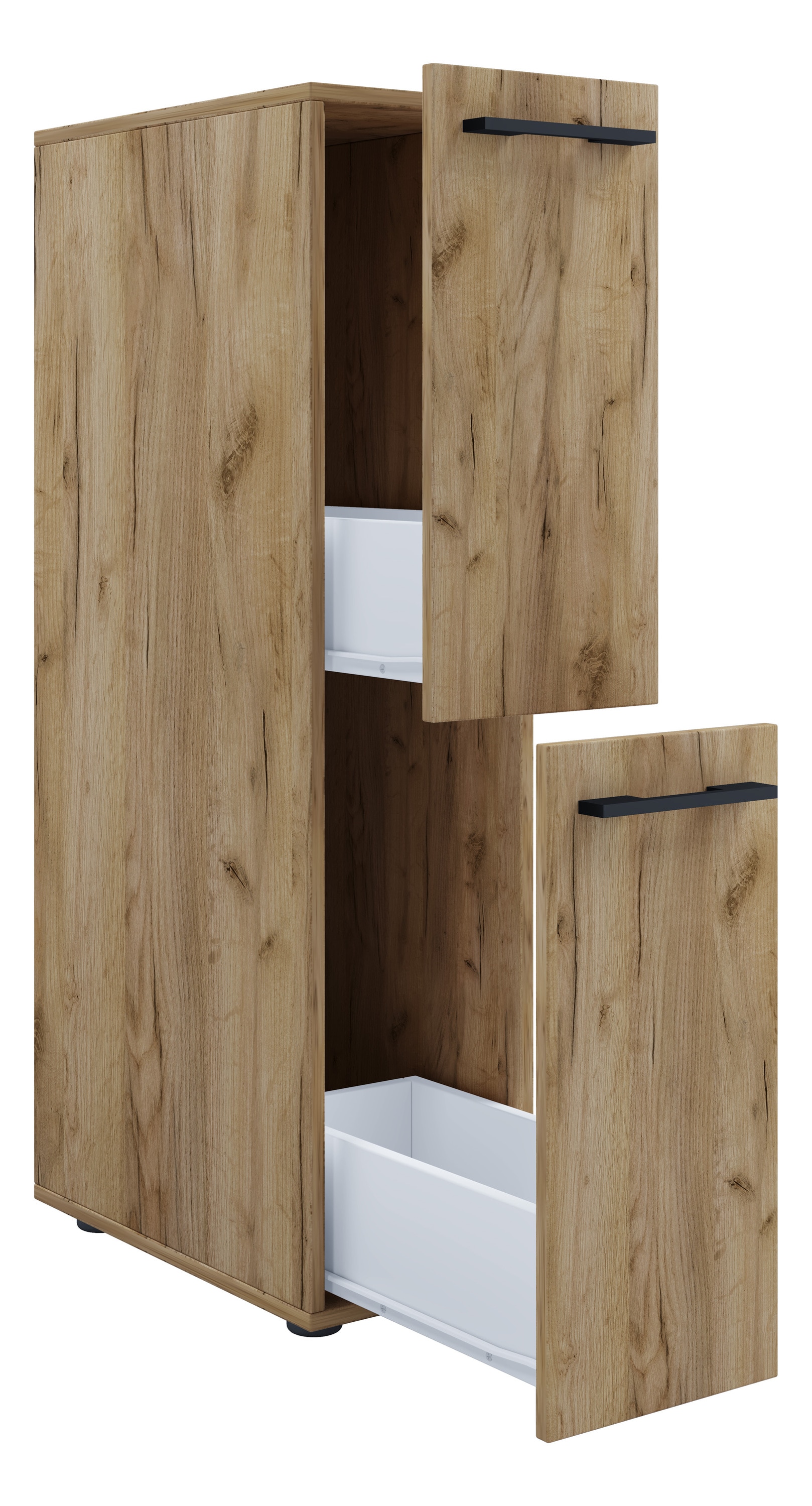 VCM Midischrank »Holz Badmöbel Nischenschrank Schublade Sadilo L«