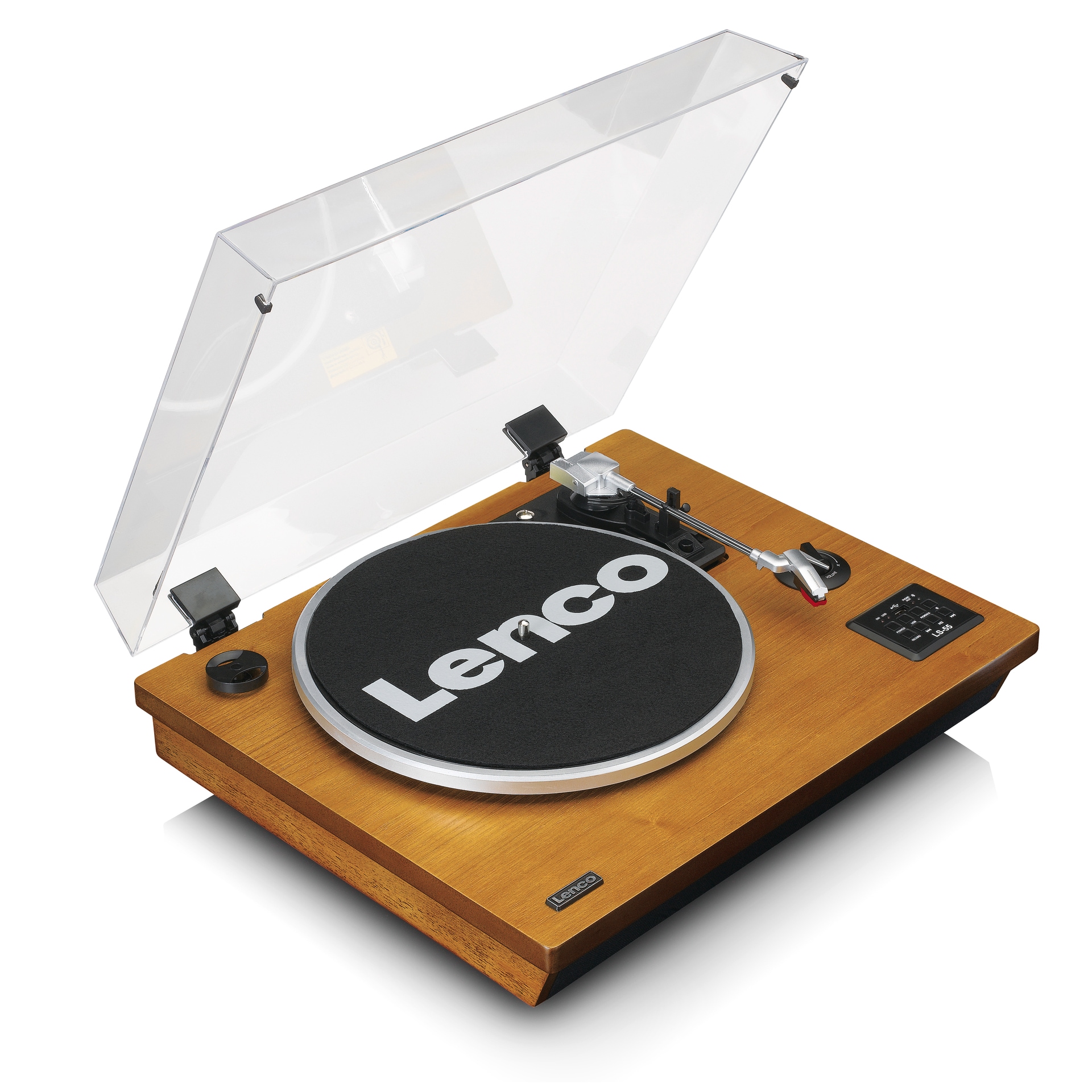 Lenco Plattenspieler »LS-55WA - BT, USB, MP3, Lautsprecher«