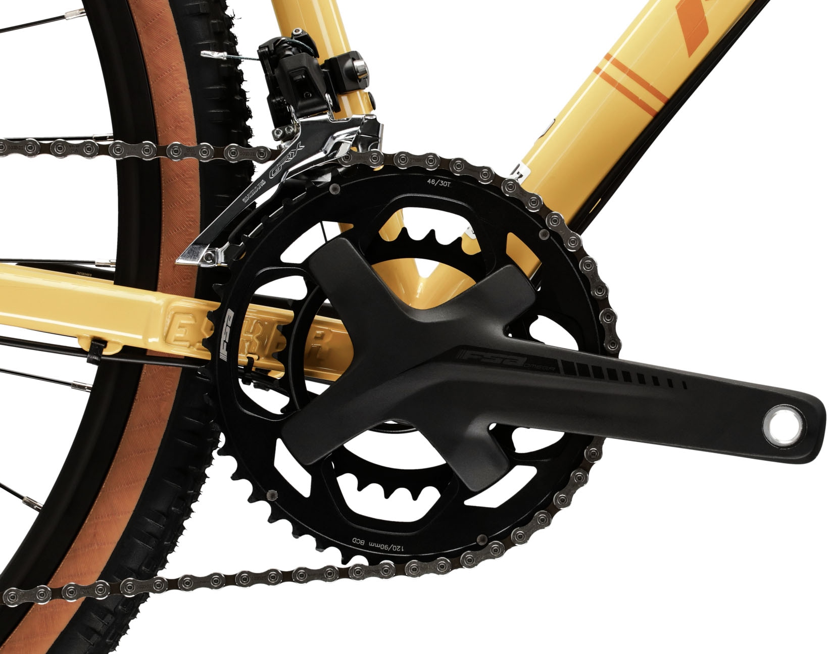 Kross Gravelbike »KROSS Gravelbike Esker 4.0 28" gelb« 20 Gang Shimano GRX RX400 Schaltwerk Kettenschaltung