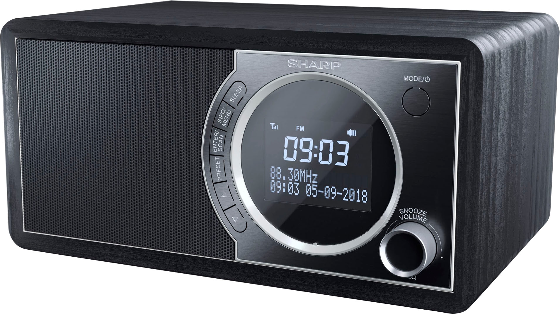 Sharp Digitalradio (DAB+) »DR-450«, Automatische (Bluetooth 6 | Garantie ➥ RDS 3 XXL Senderverfolgung-Digitalradio mit UNIVERSAL Jahre (DAB+)-FM-Tuner W)