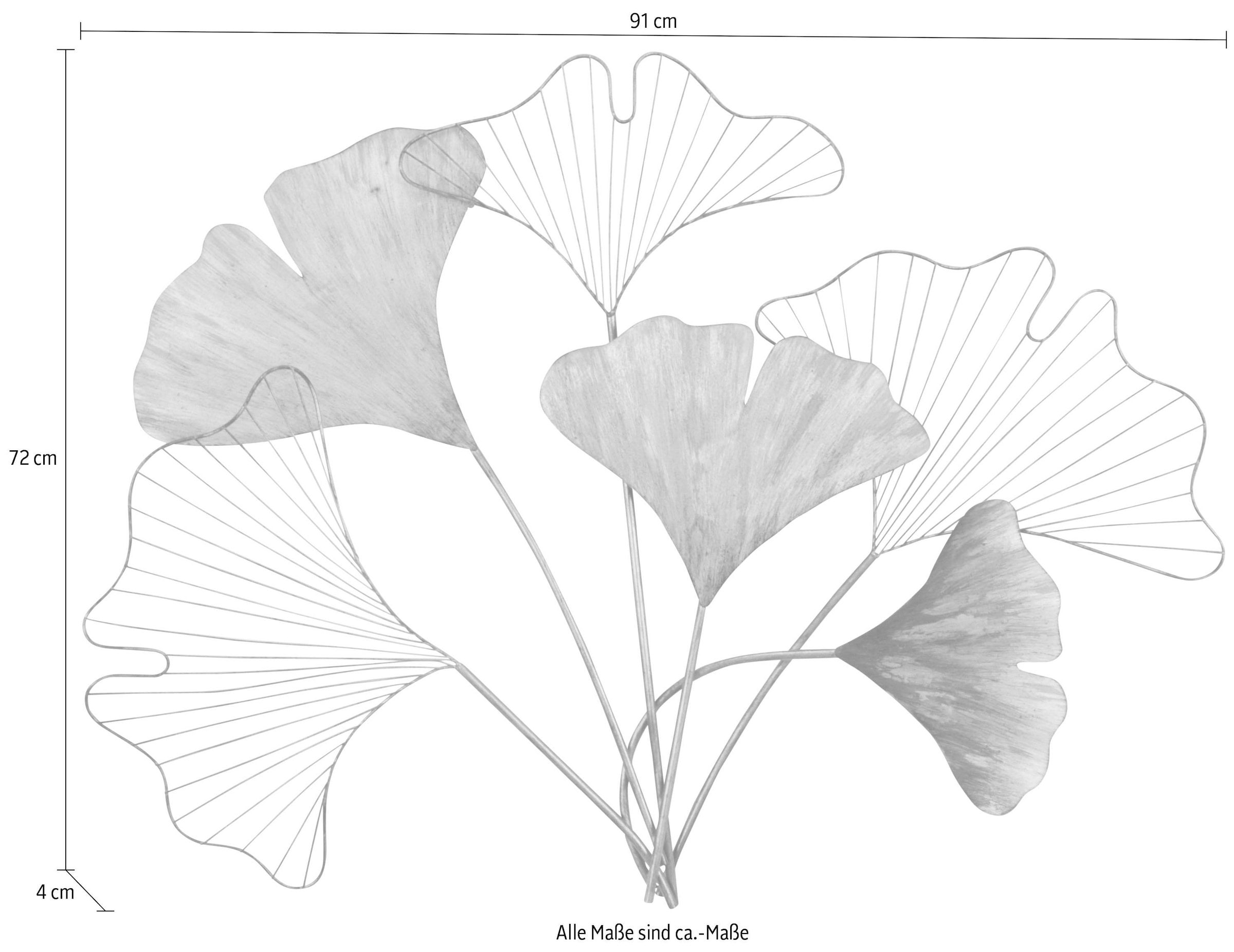 HOFMANN LIVING »Gingko«, bequem Wanddeko, MORE AND aus Wanddekoobjekt kaufen Metall