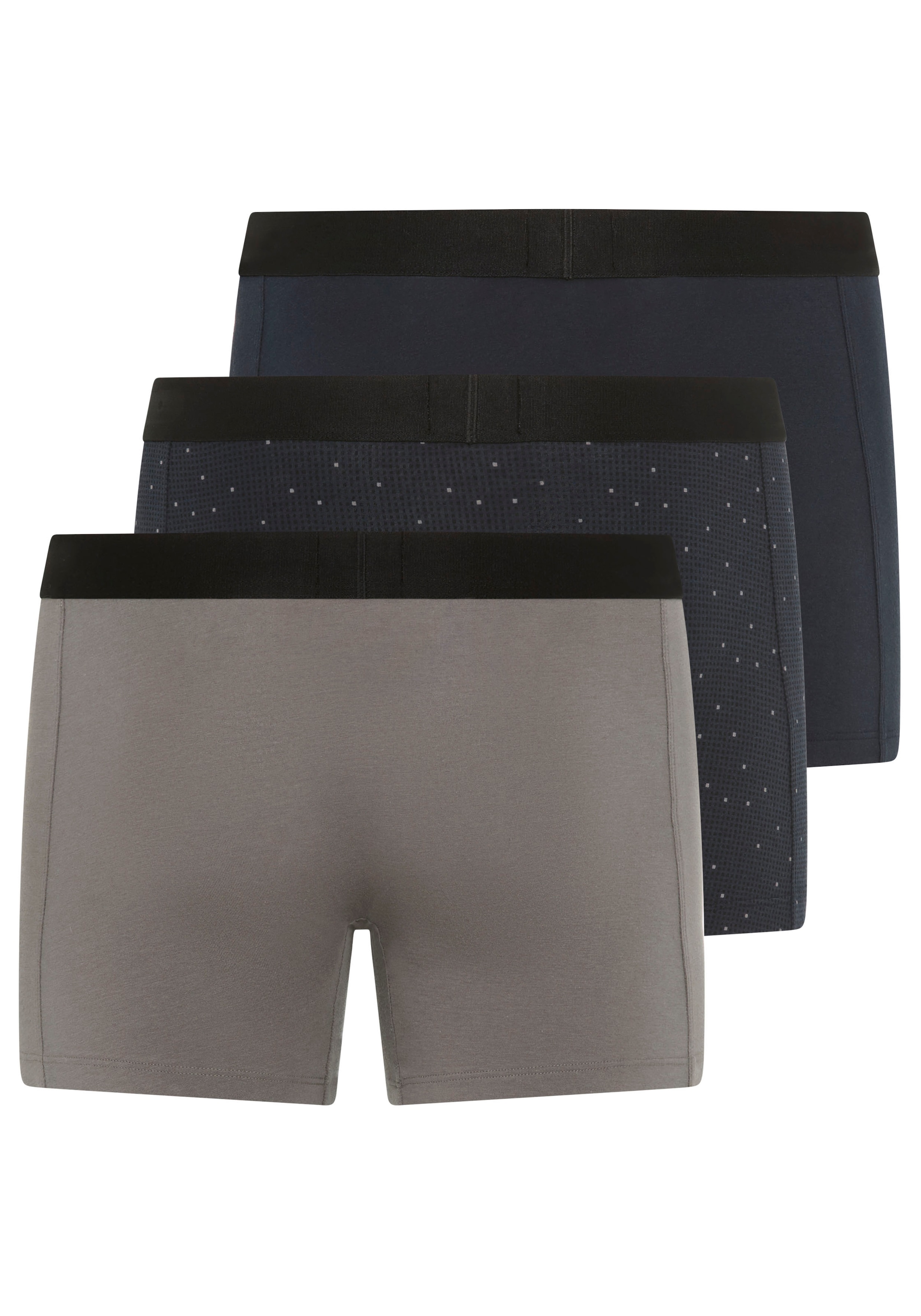 BOSS Trunk »BoxerBr3P BOSS ONE«, (3 St.), elastischer Bund mit Logo, teilweise gemsutert