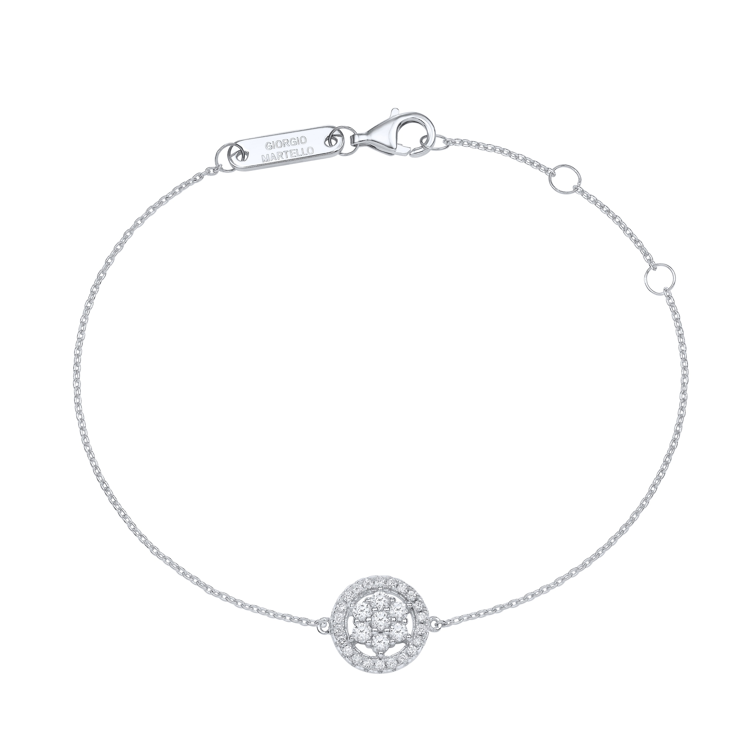 GIORGIO MARTELLO MILANO Armband »Armband mit Lab Grown Brillanten, Silber 925«