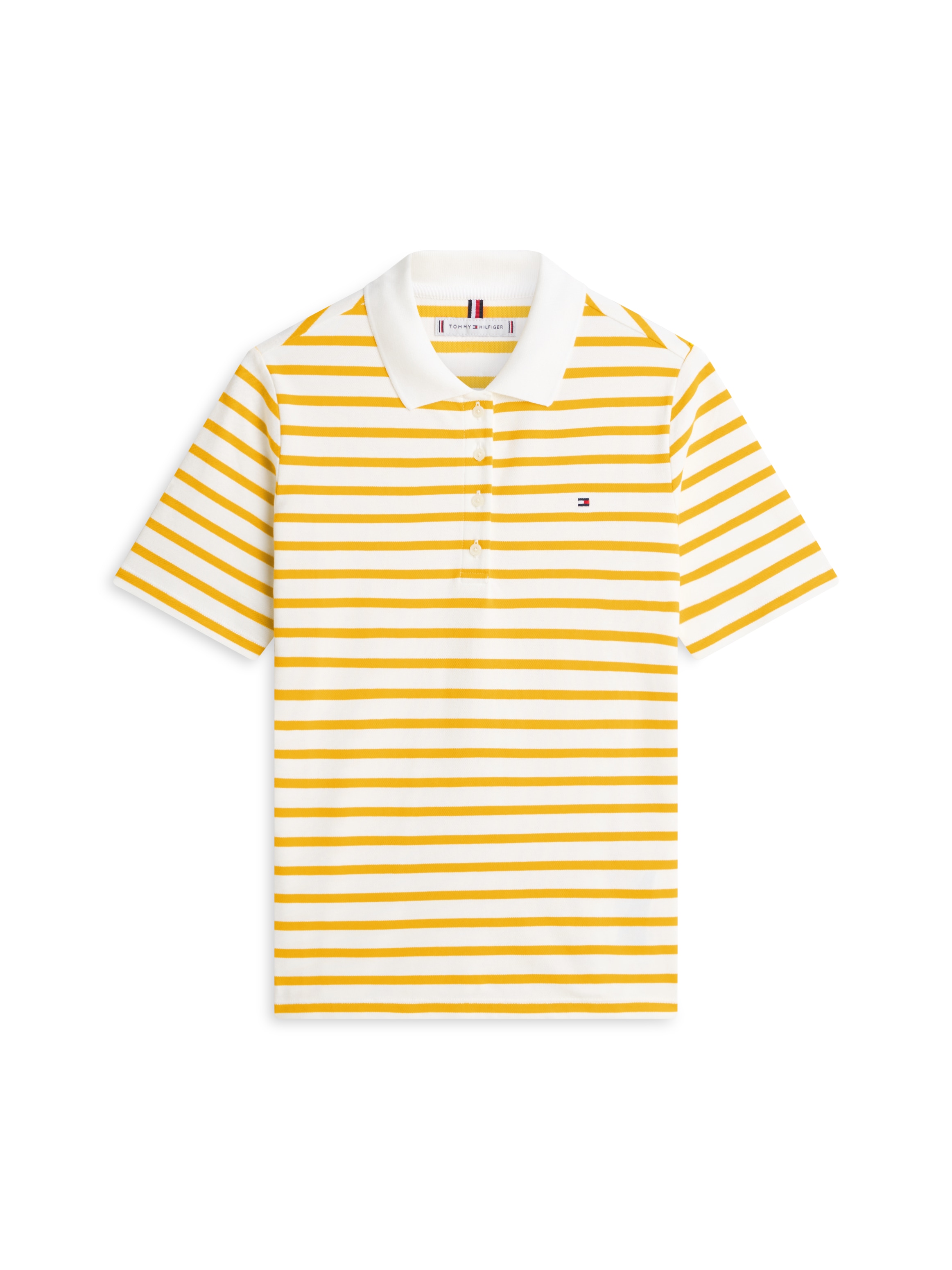 Tommy Hilfiger Poloshirt »1985 REG PIQUE POLO« mit Logo-Stickerei, Seitenschlitze, Regular Fit