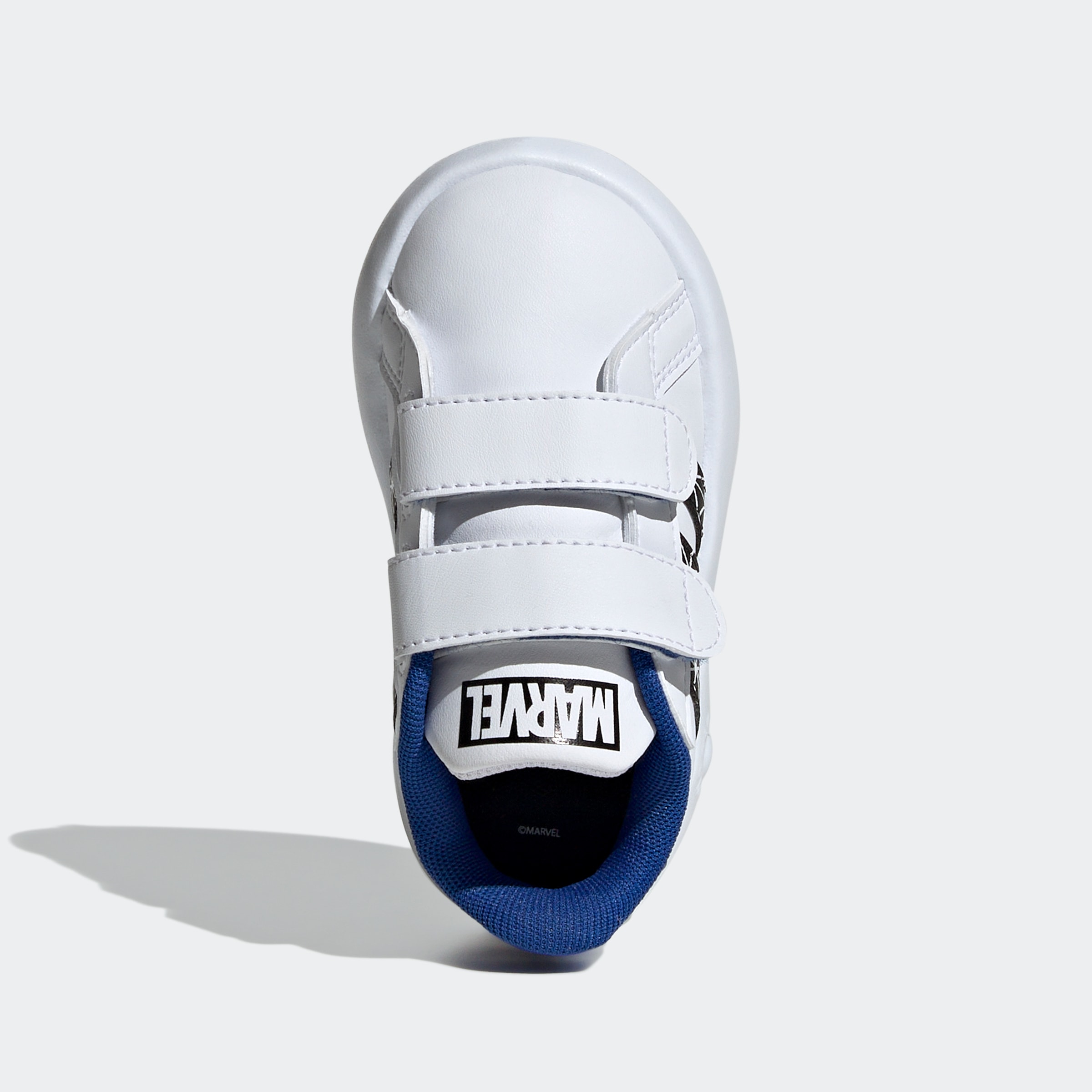 adidas Sportswear Klettschuh »ADIDAS MARVEL SPIDER-MAN KIDS GRAND COURT SCHUH«, Design auf den Spuren des adidas Superstar, für Kinder
