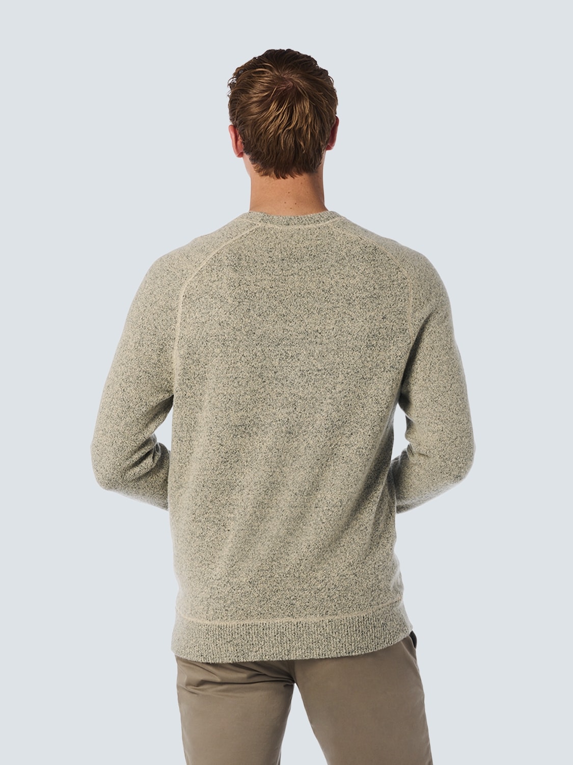 NO EXCESS Strickpullover in melierter Optik