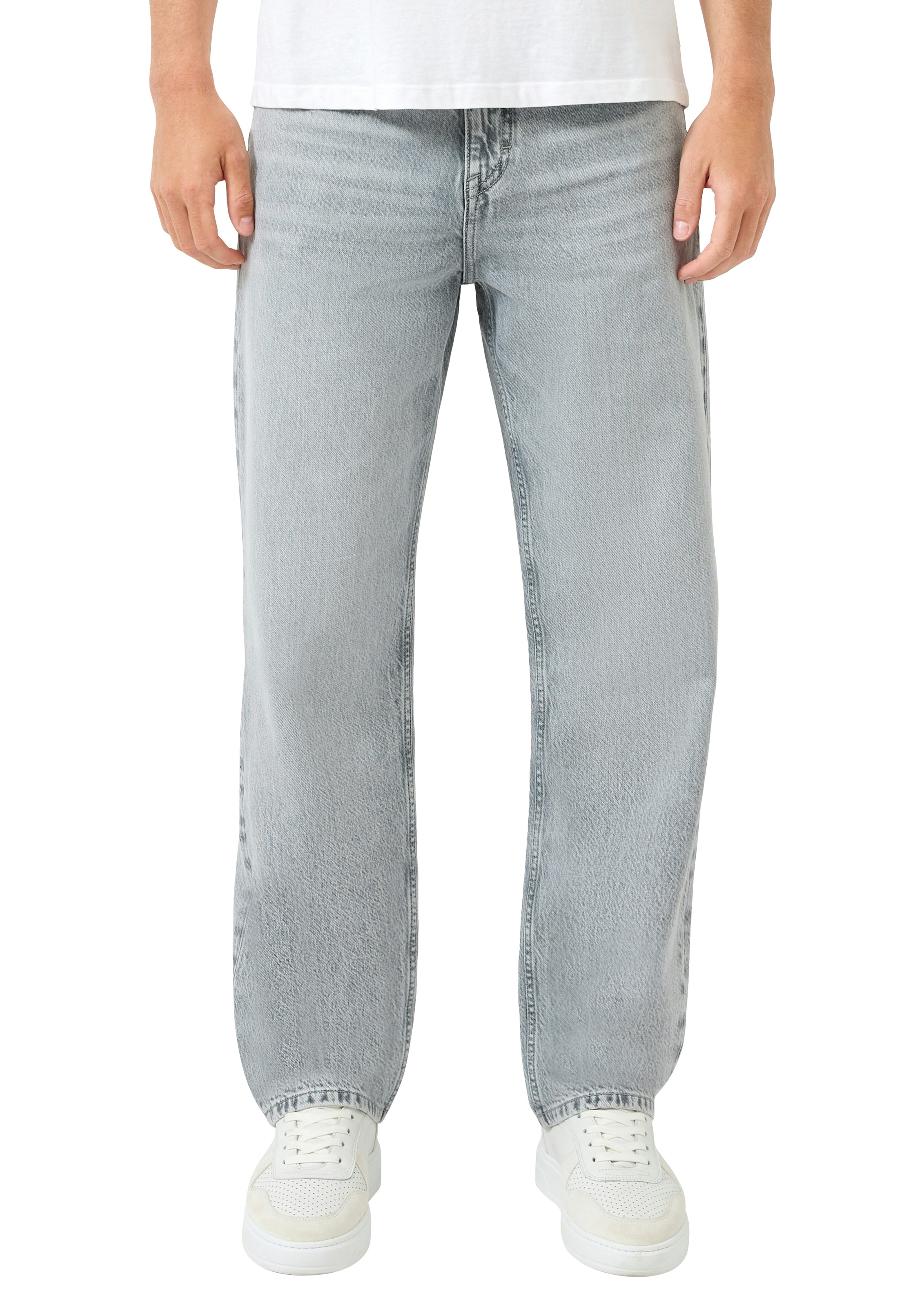 QS, Herren, 5-Pocket-Jeans im LOOSE FIT, LIGHT GREY USED, Länge 34, 32 - Länge 34, LIGHT GREY USED, Jeans LOOSE FIT von QS by. S.Oliver