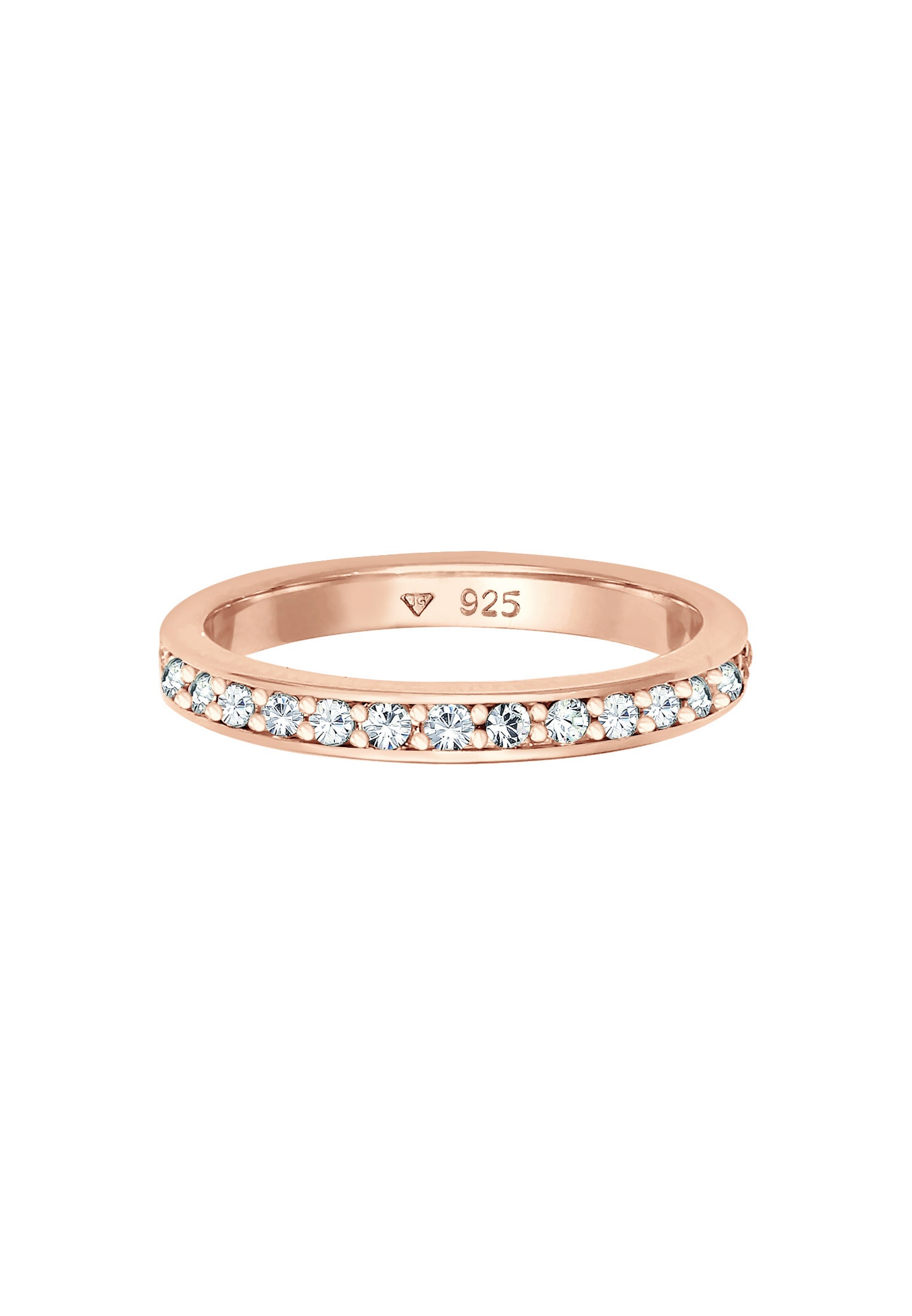 Elli Silberring »Ring Memoire Verlobung Kristalle 925 Silber«