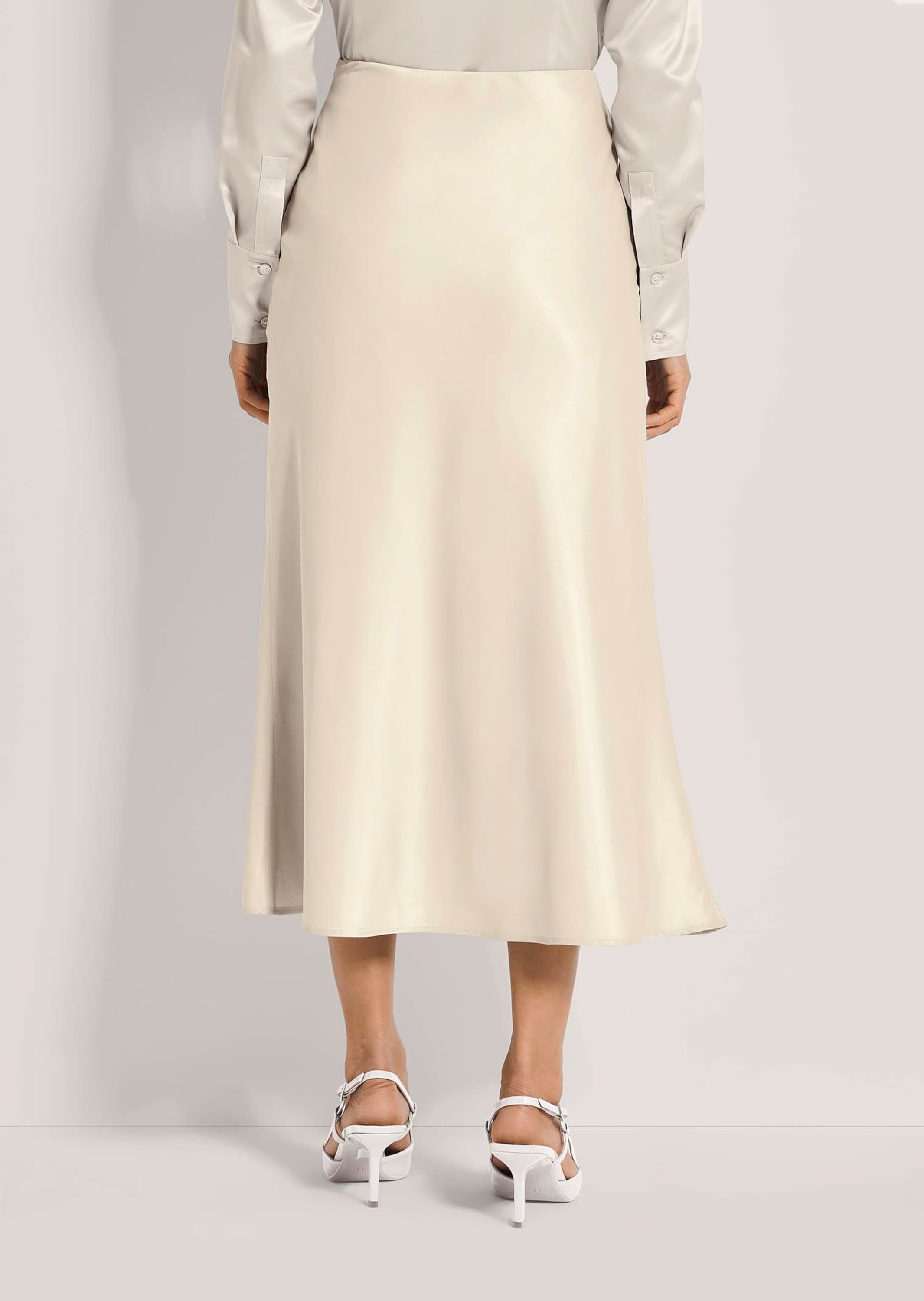 MADELEINE Midirock »Midirock Midi Satinrock für elegante Anlässe« Satin