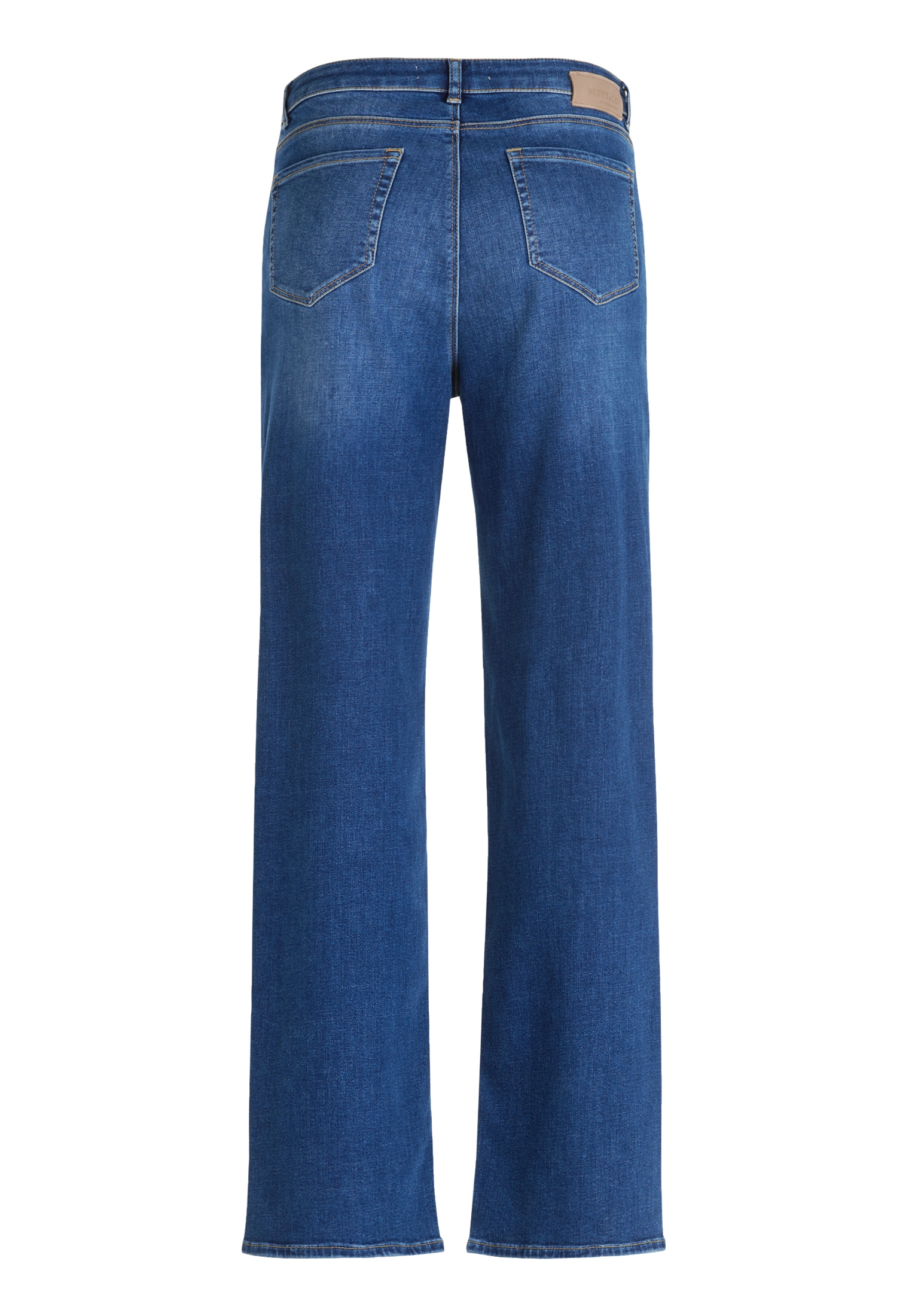 Betty&Co Taillenhose »High Waisted-Jeans mit weitem Bein«
