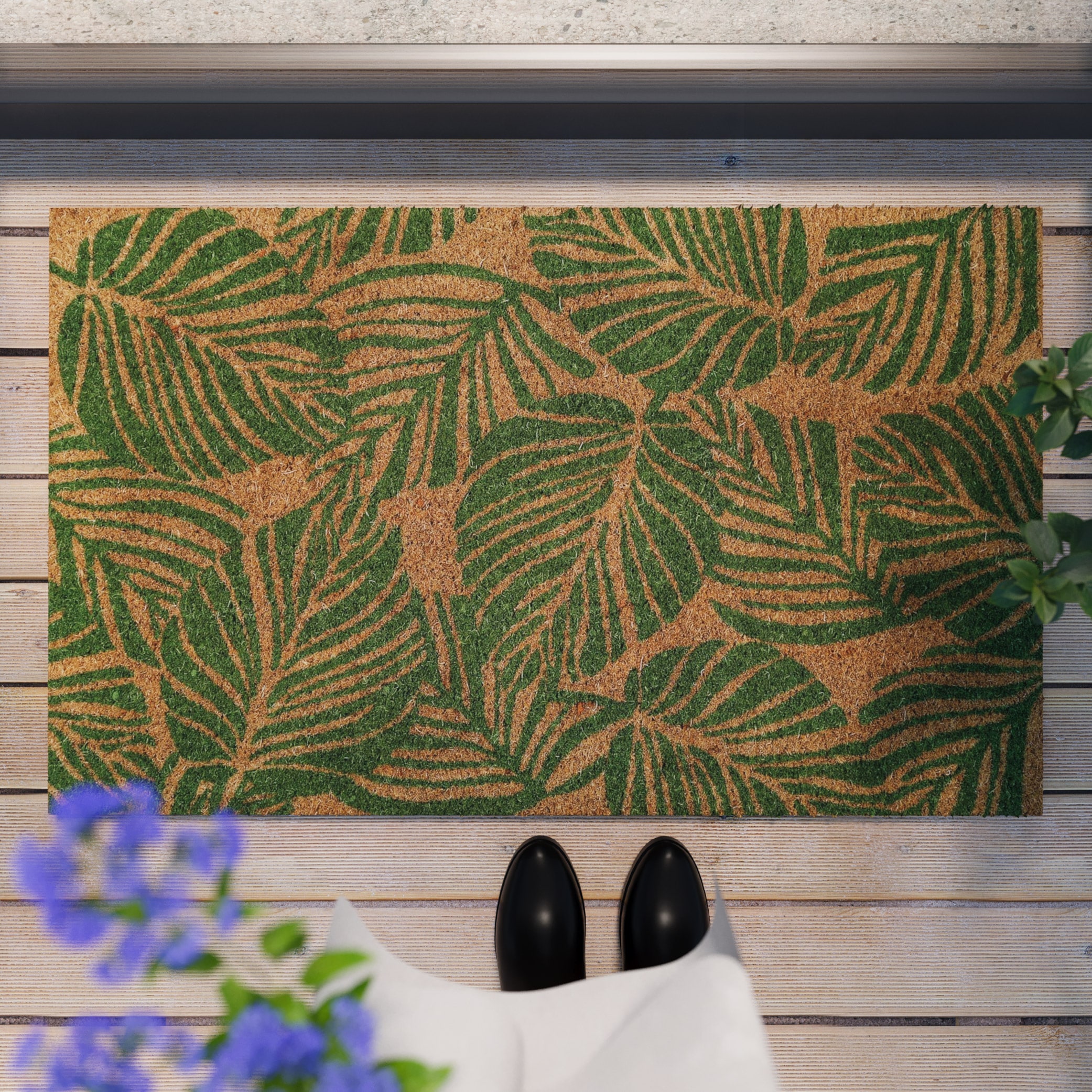 Wecon home Fußmatte »Jungle Mat«, rechteckig, 18 mm Höhe, rutschfest, robust, innen, Außenbereiche überdacht, schwer