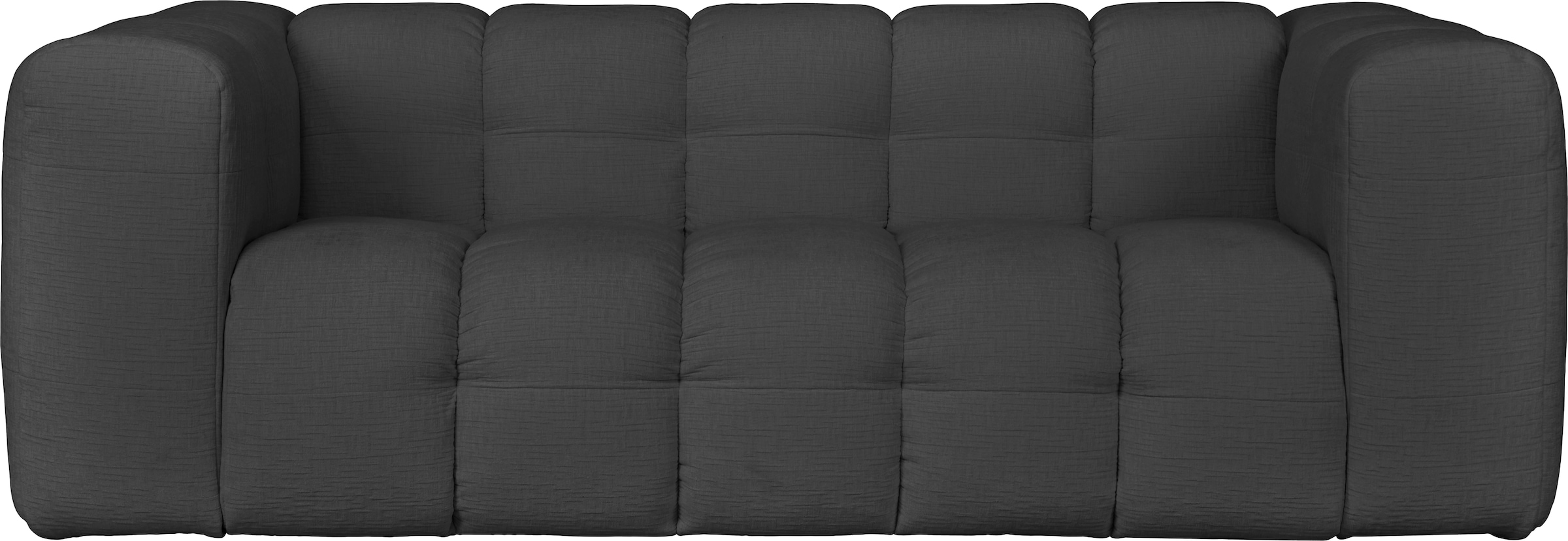 LeGer Home by Lena Gercke 3-Sitzer »TALISHA Designersofa, moderne Steppung, Maße B/T/H: 229/110/75 cm«, moderne Steppung, hoher Sitzkomfort