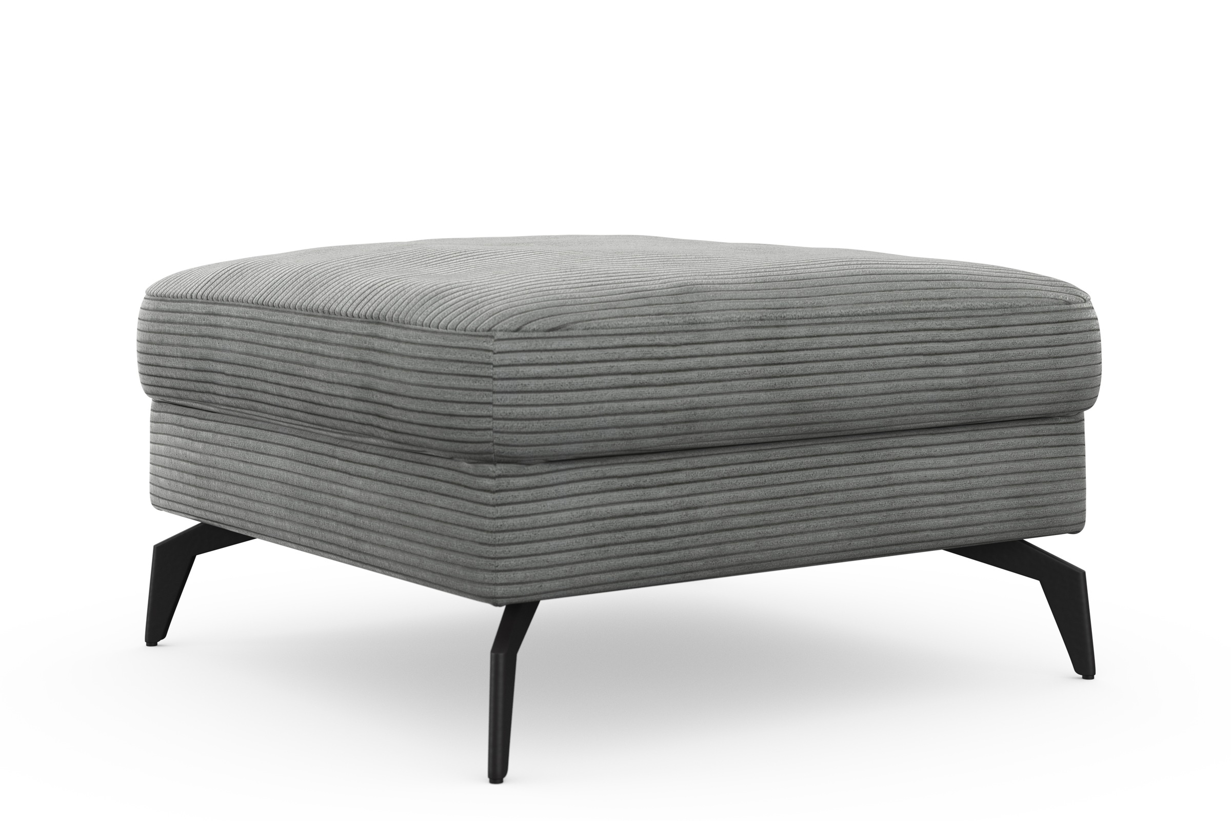 sit&more Polsterhocker »Cabana«, mit stylischen Metallfüßen