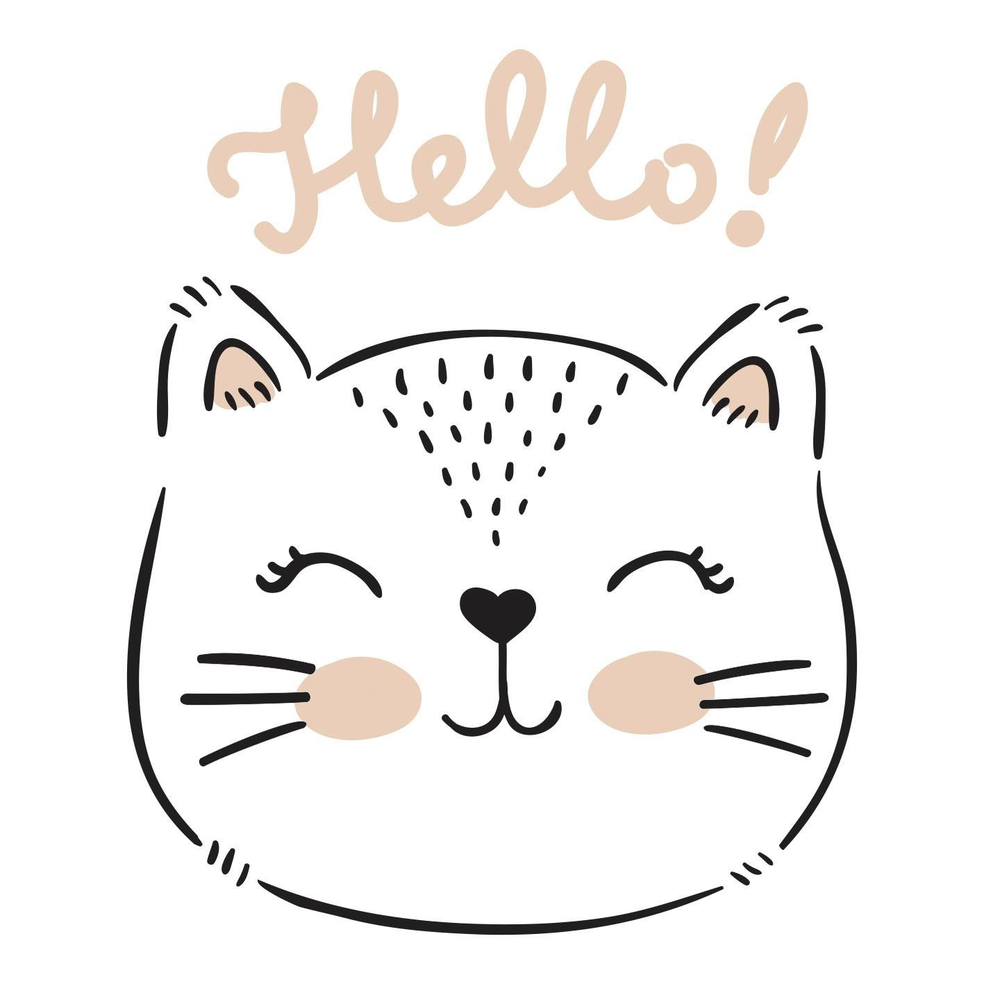 queence Dekokissen »Hello«, Kissenhülle ohne Füllung, 1 Stück