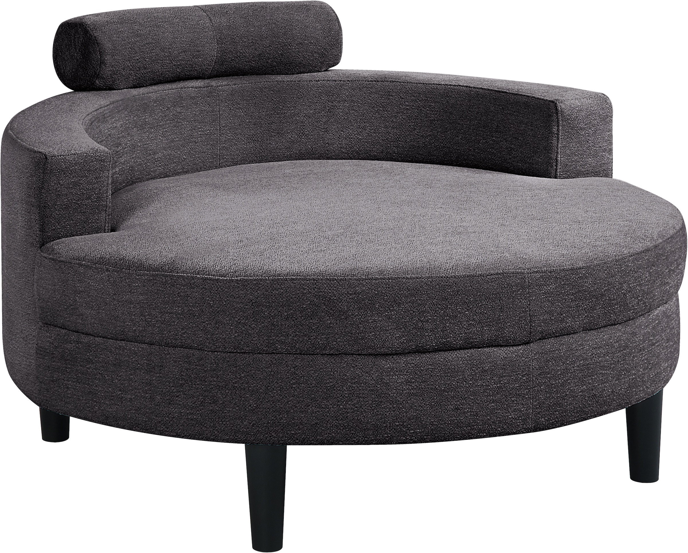 ATLANTIC home collection Loveseat »Ravi, B: 114 cm«, XXL- Sessel, mit Stauraumhocker, Rückenstütze & 4 Zierkissen