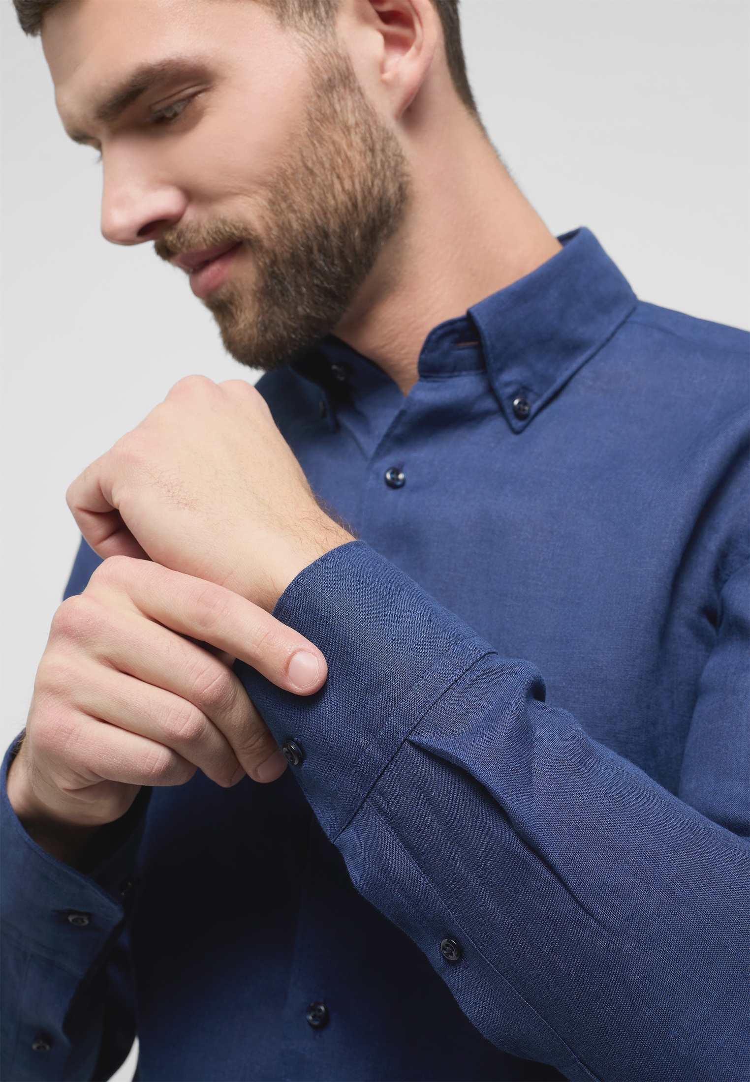 Eterna Langarmhemd »SLIM FIT«, EASY IRON (bügelleicht)