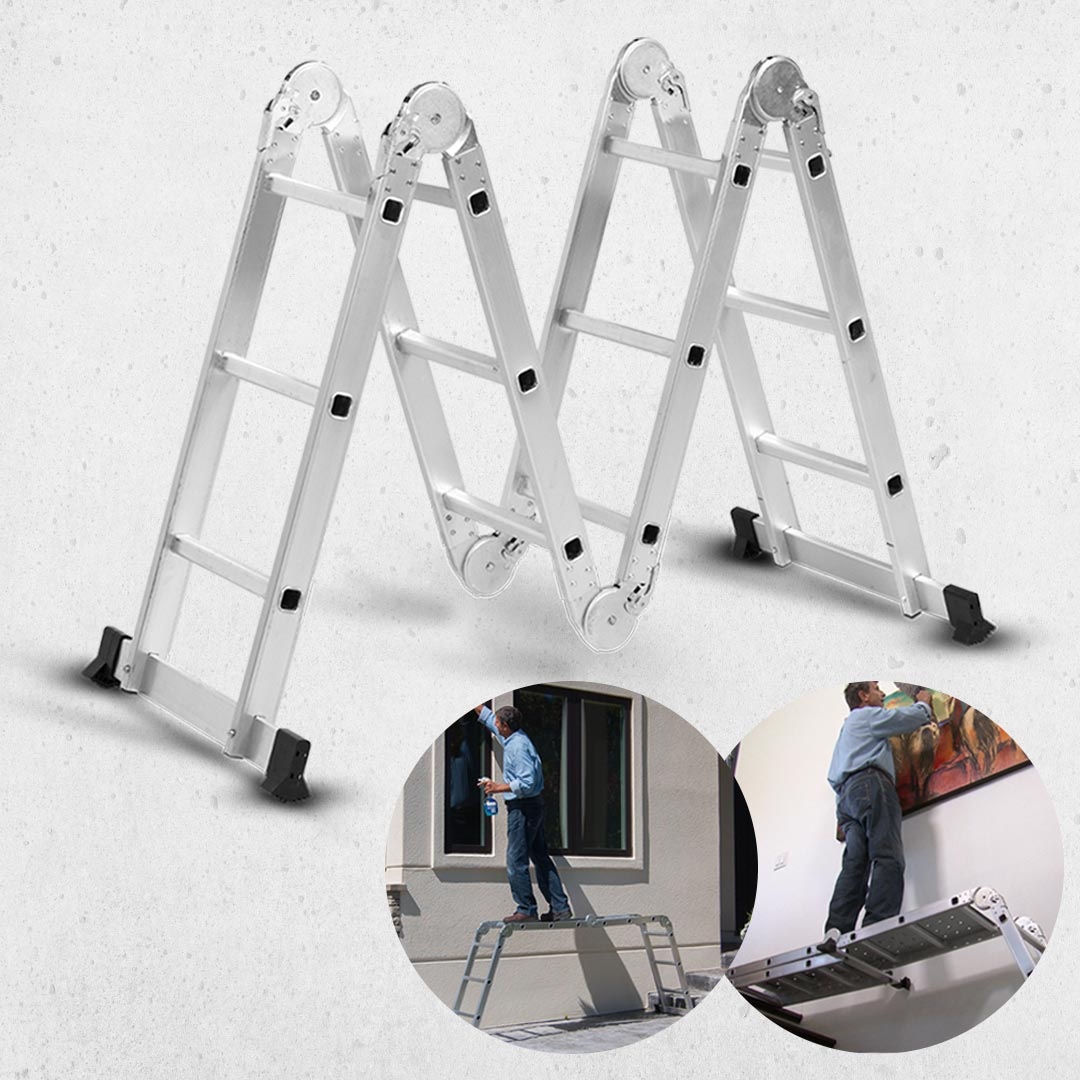 Vielzweckleiter »Hammersmith Super Ladder«, 8 in 1 Multifunktionsleiter, 4x3 Sprossen,...