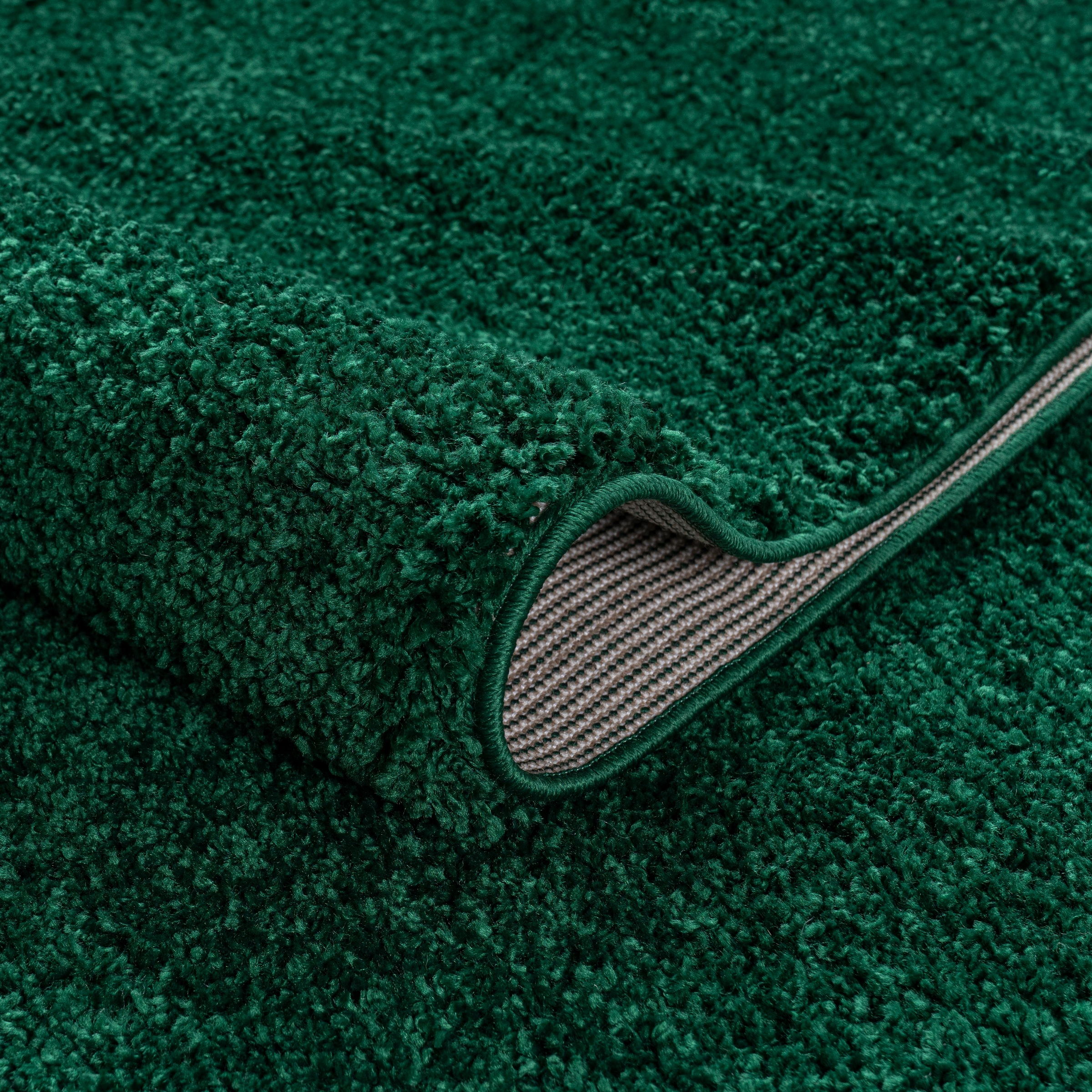 Home affaire Hochflor-Teppich »Viva«, rechteckig, 45 mm Höhe, Uni Farben, einfarbig, besonders weich und kuschelig