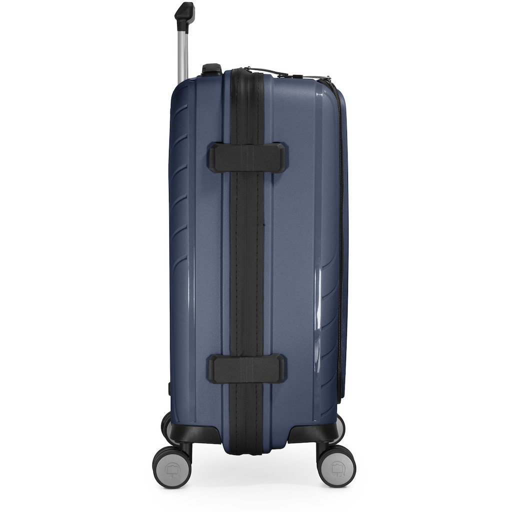 Hauptstadtkoffer Hartschalen-Trolley »TXL, dunkelblau, 55 cm«, 4 Rollen, mit gepolstertem Laptopfach